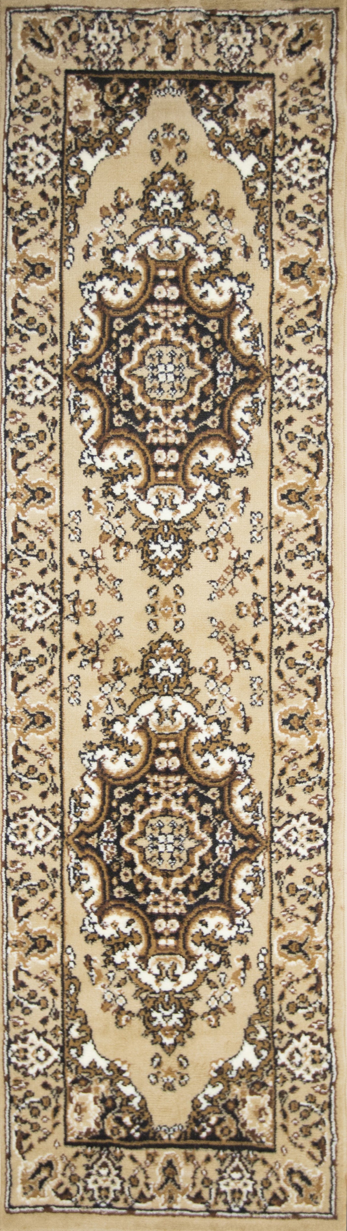 Stevens Oriental Classic Beige Indoor Area Rug