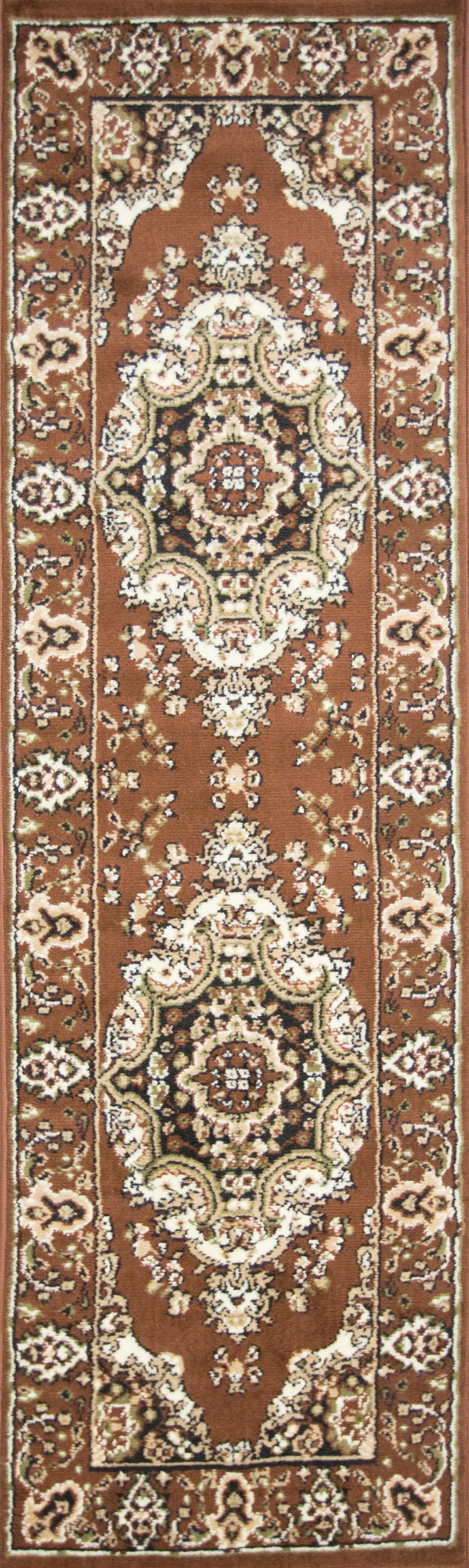 Stevens Oriental Classic Brown/Beige Indoor Area Rug