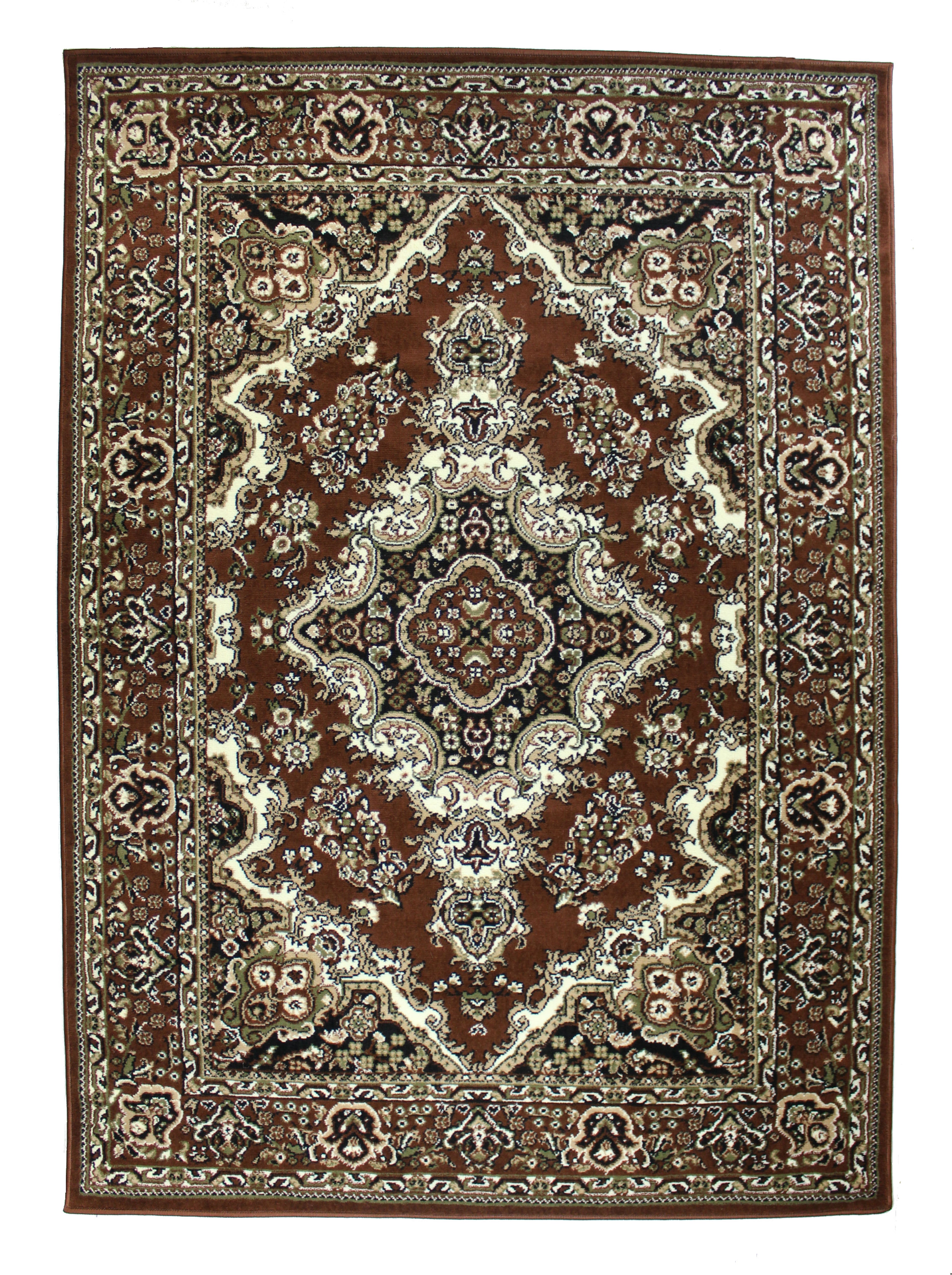 Stevens Oriental Classic Brown/Beige Indoor Area Rug