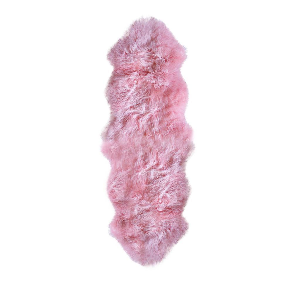 Pink Animal Print Area Rug