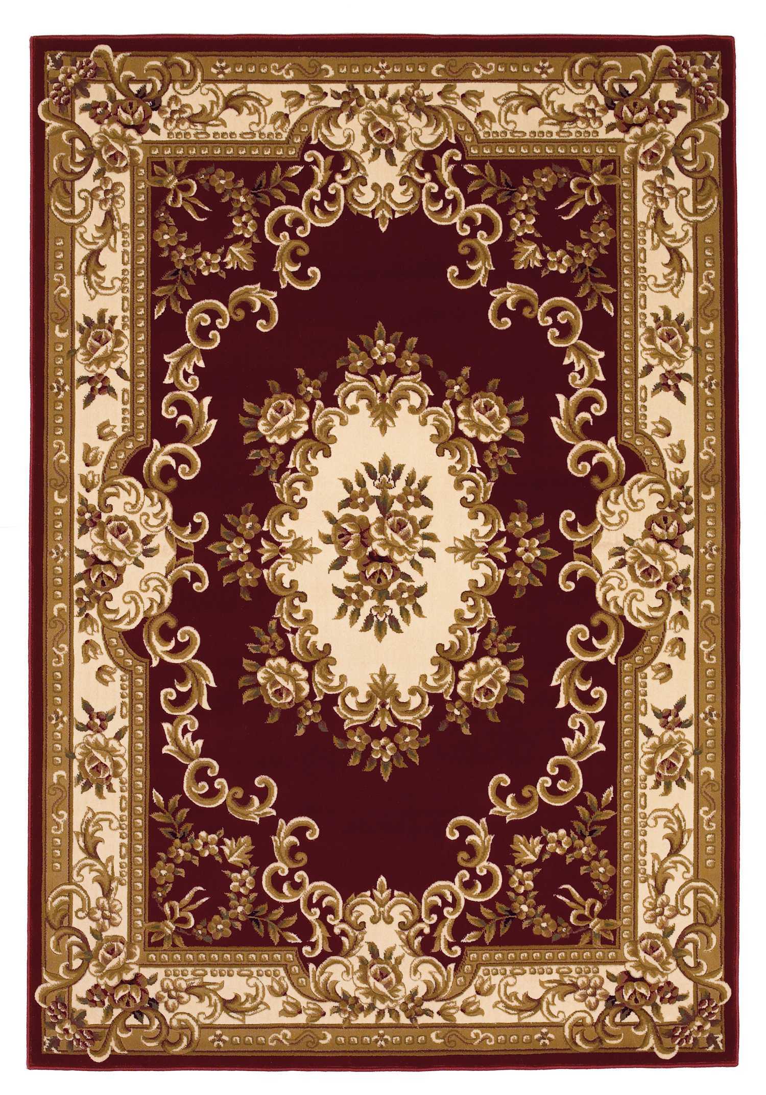 7' X 10' Polypropylene Redor Ivory Area Rug