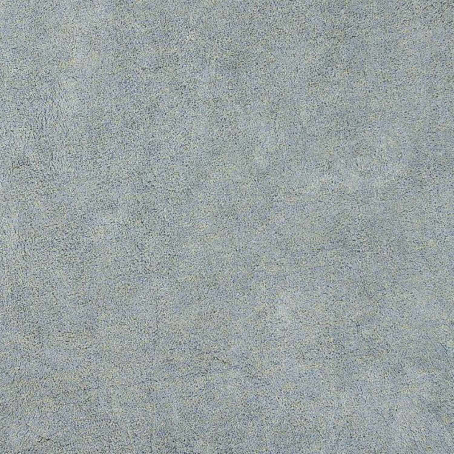 8' Round Polyester Blue Heather Area Rug