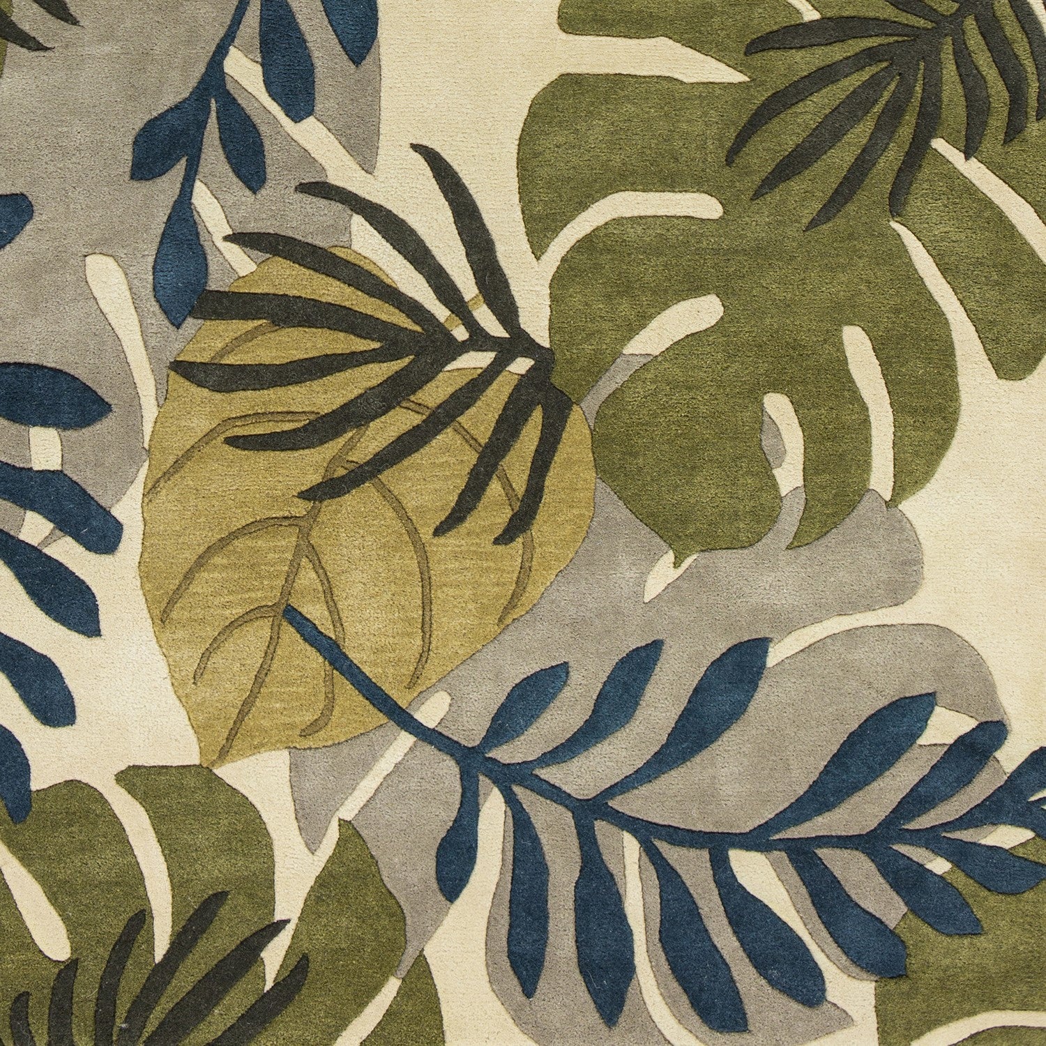 5' X 8' Wool Ivory Area Rug