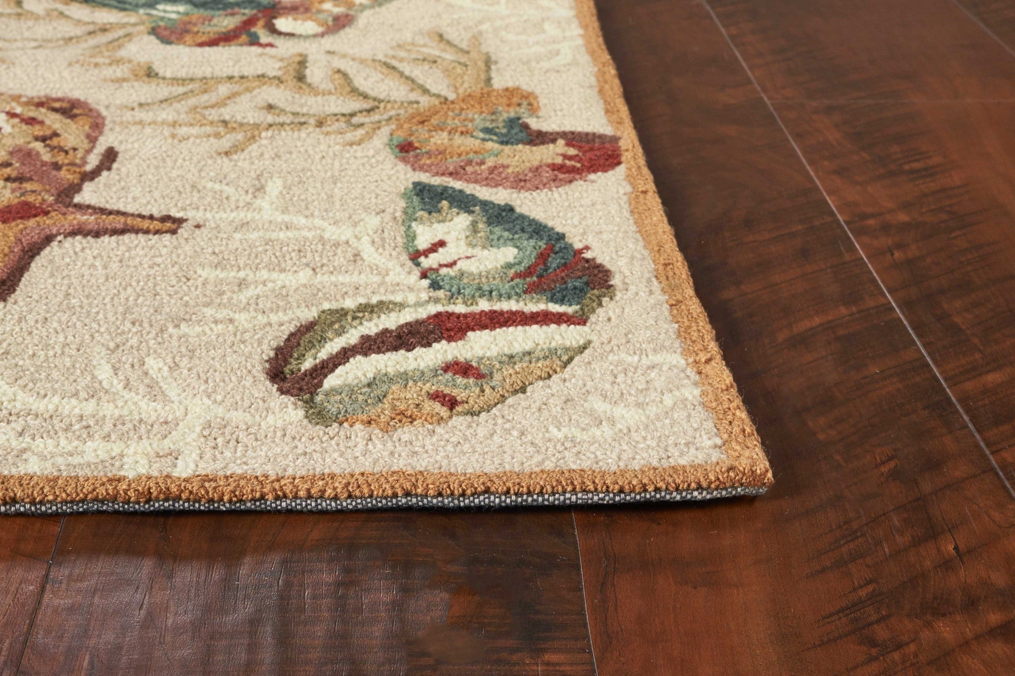 7' X 9' Polyester Beige Area Rug