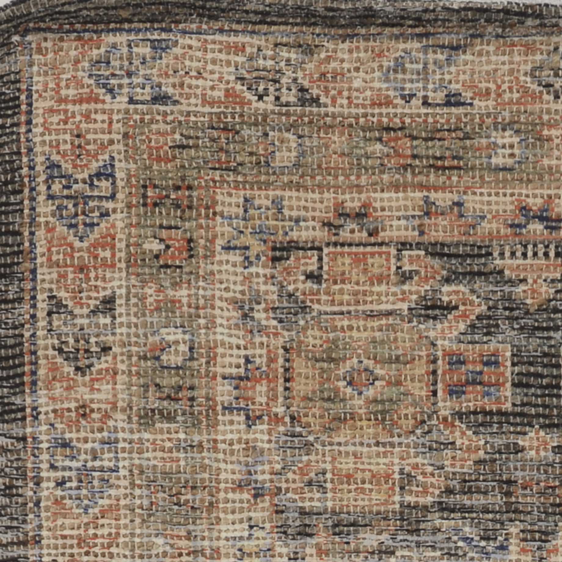 8' X 11' Jute Charcoal Area Rug