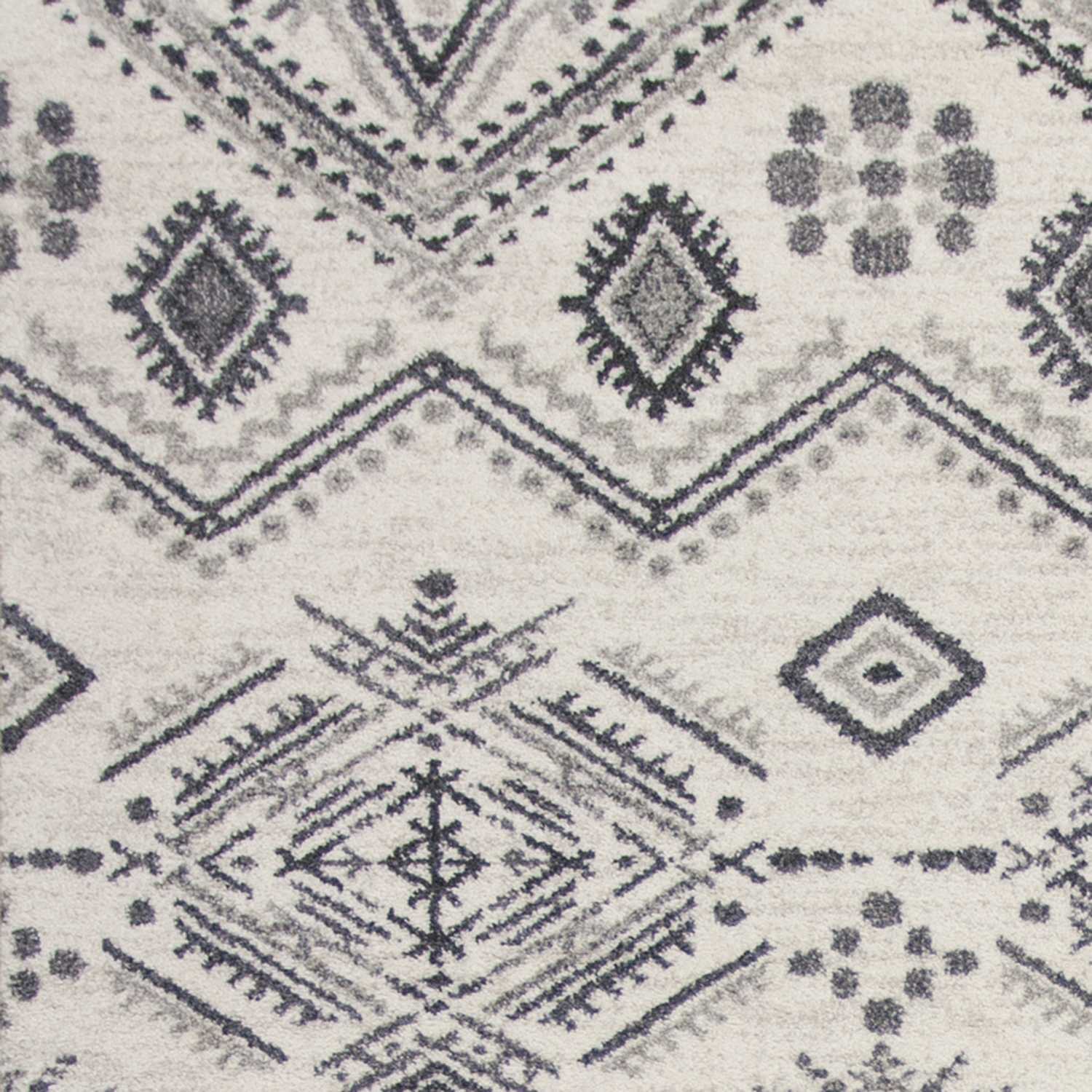 7' X 11' Polypropylene Ivory Or Grey Area Rug