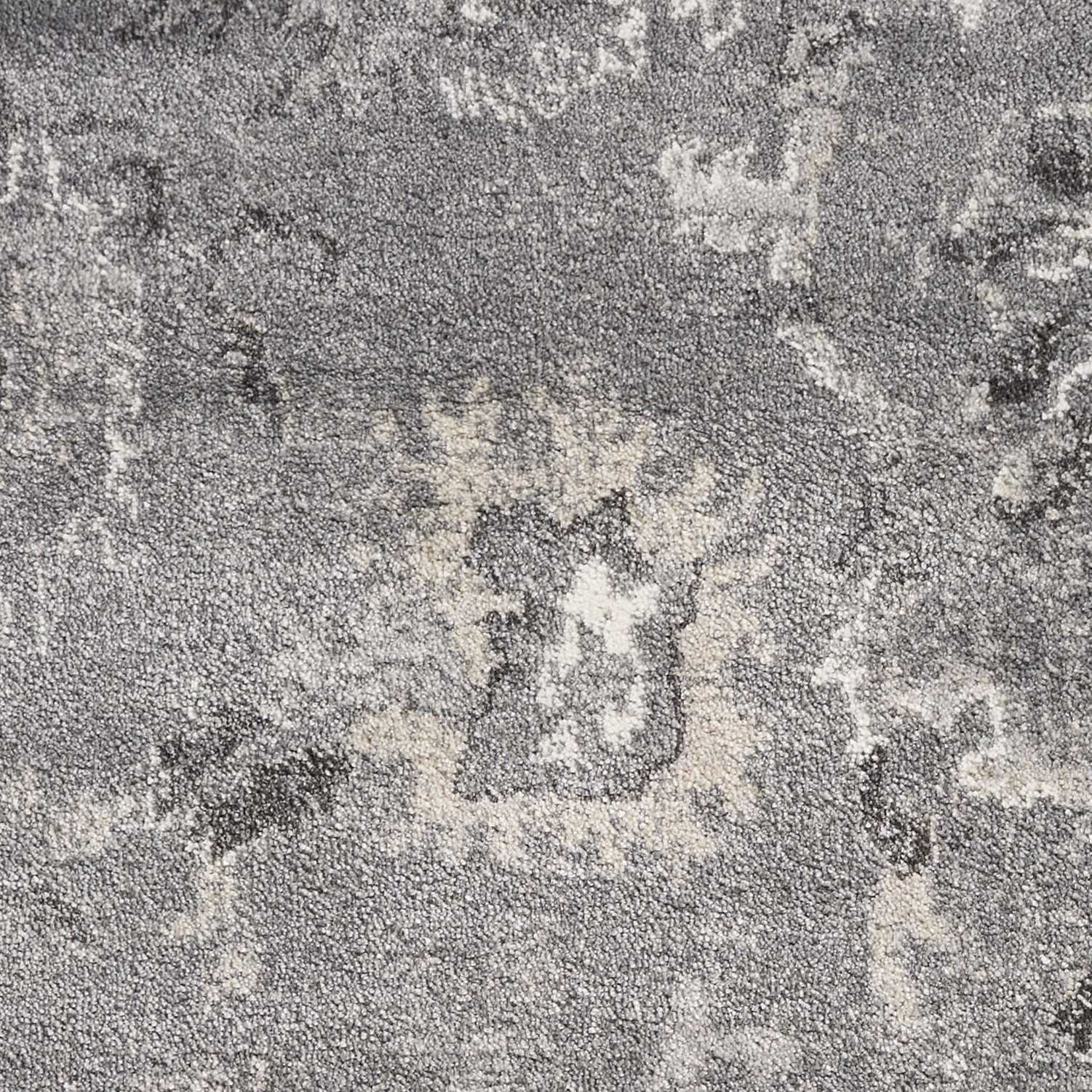 8' X 13' Polypropylene Grey Area Rug