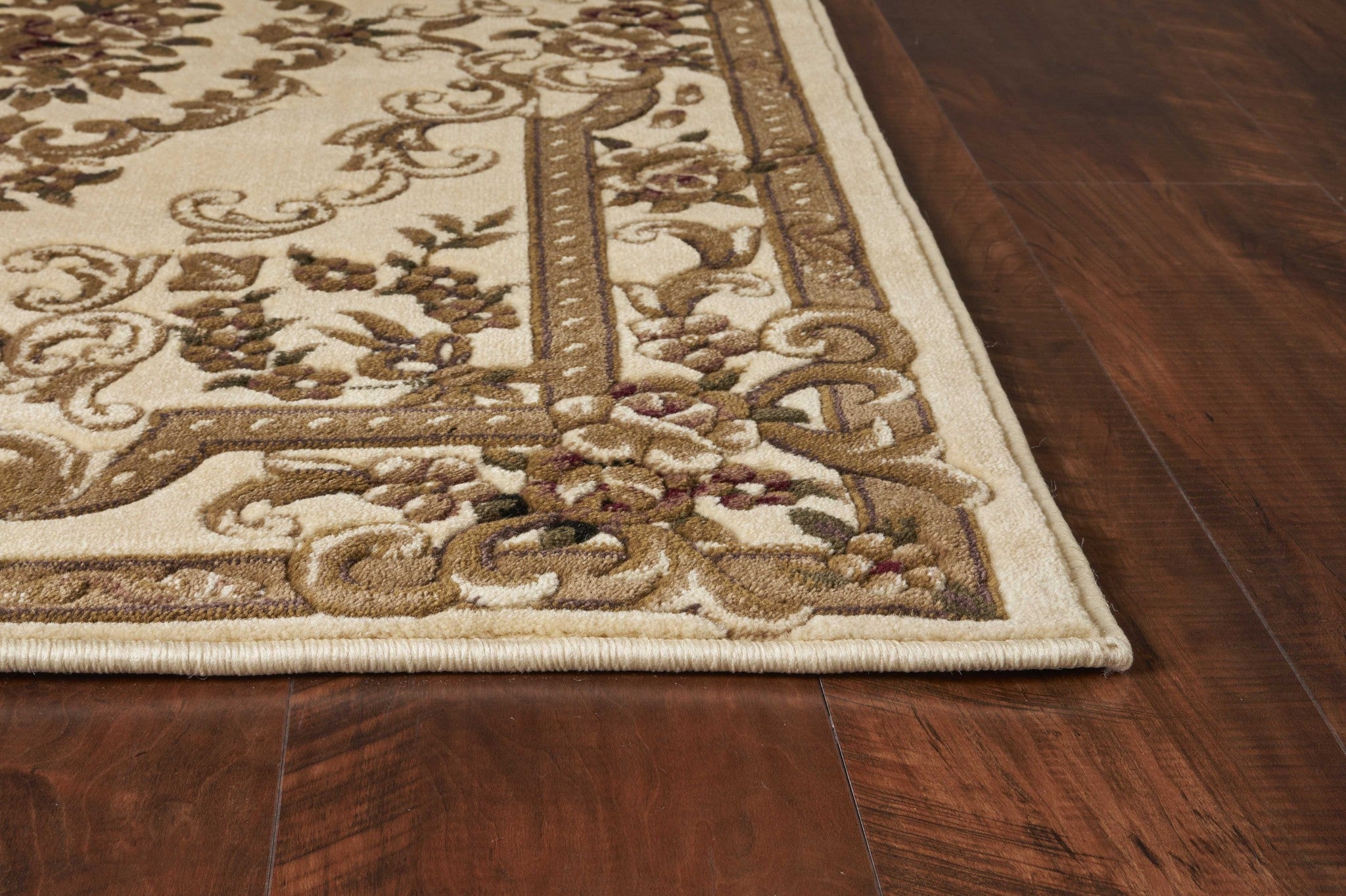 9' X 13'  Polypropylene Ivory Area Rug