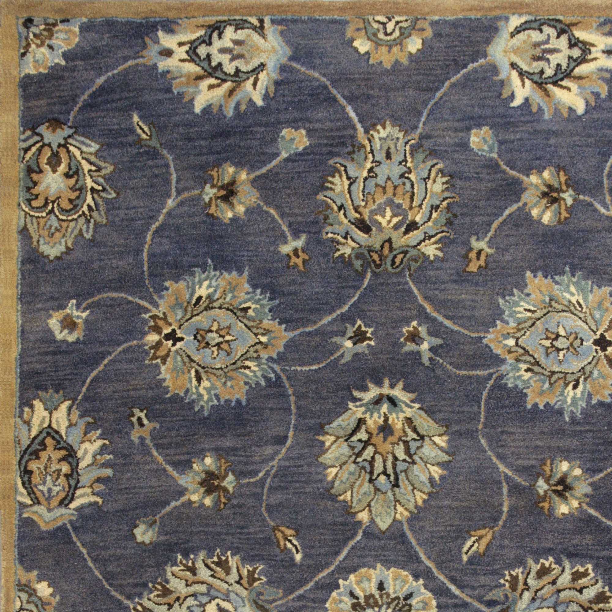 5' X 8' Wool Midnight Area Rug