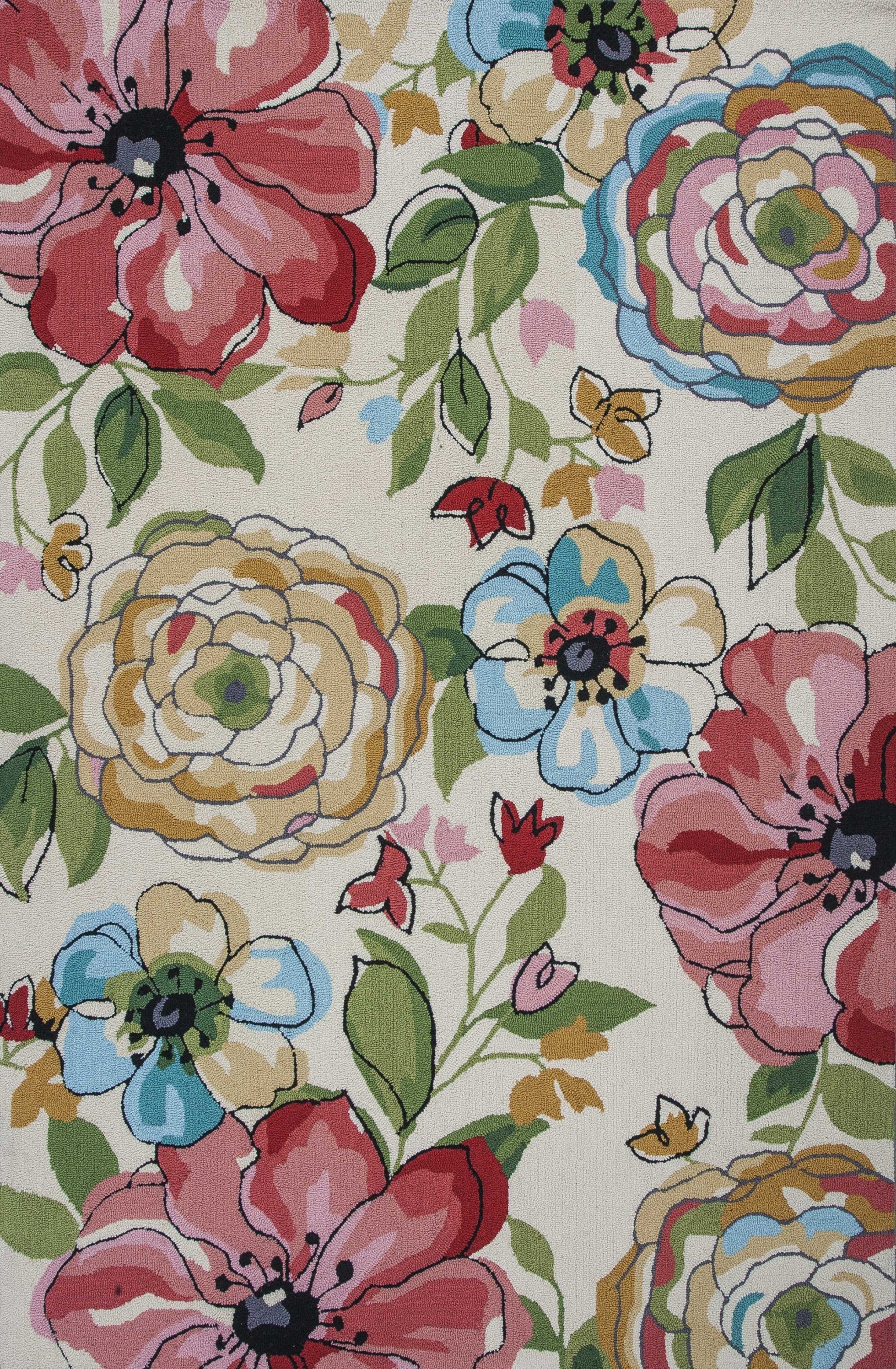 1' X 2' Polyester Sand Area Rug
