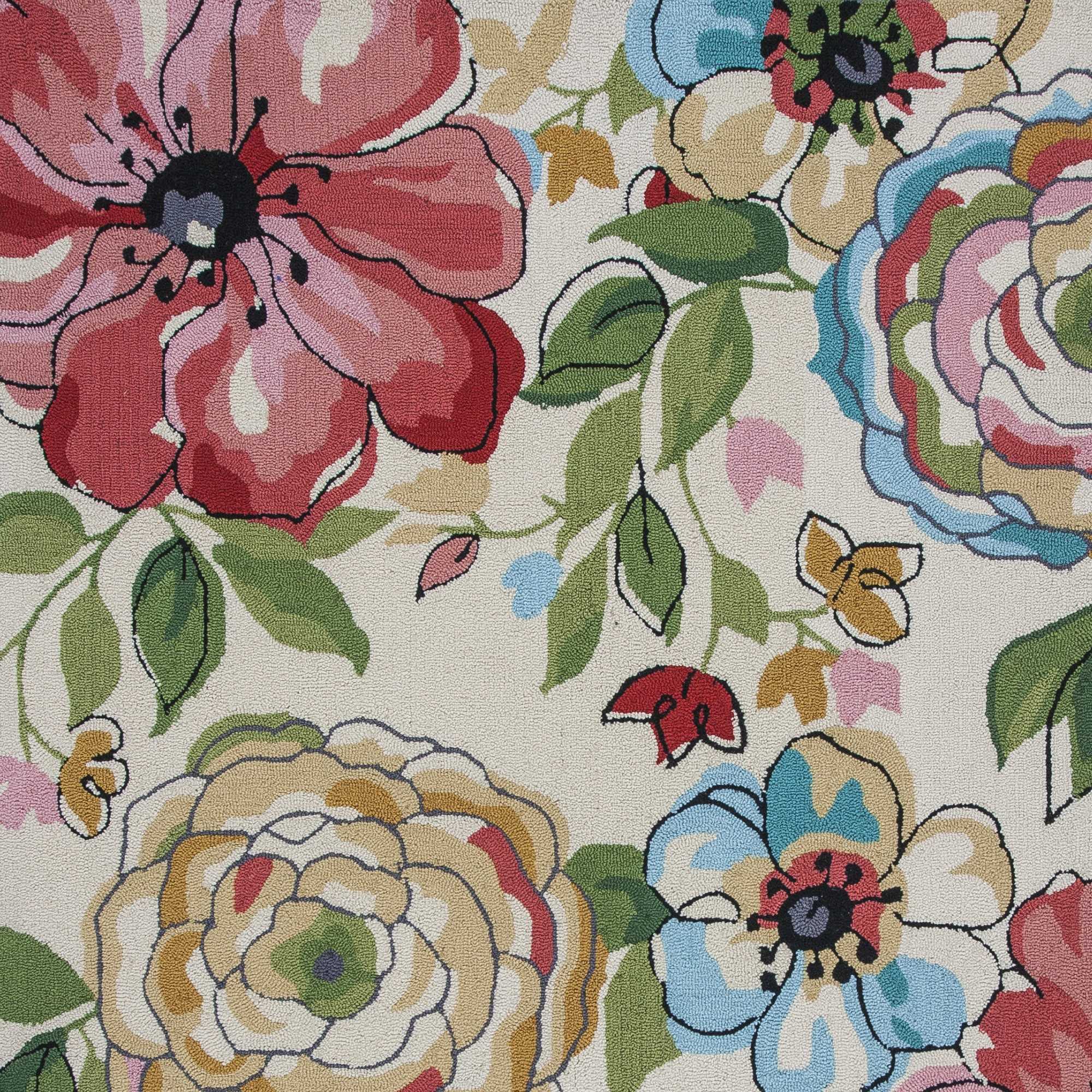 1' X 2' Polyester Sand Area Rug