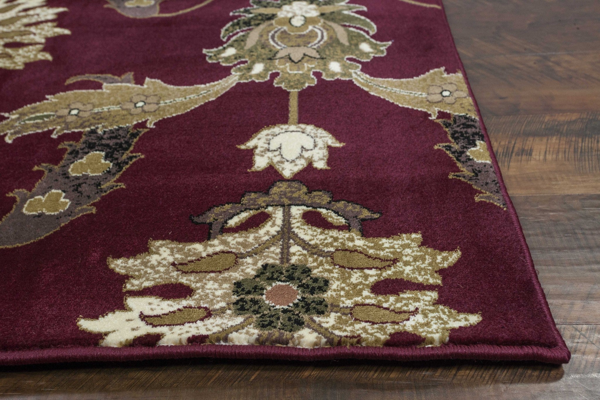 2' X 3' Polypropylene Red Accent Rug