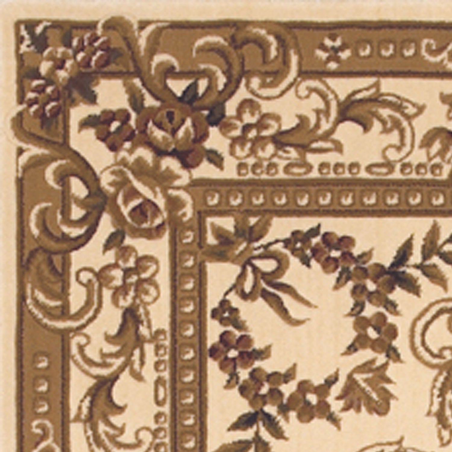 2' X 3' Polypropylene Ivory Accent Rug