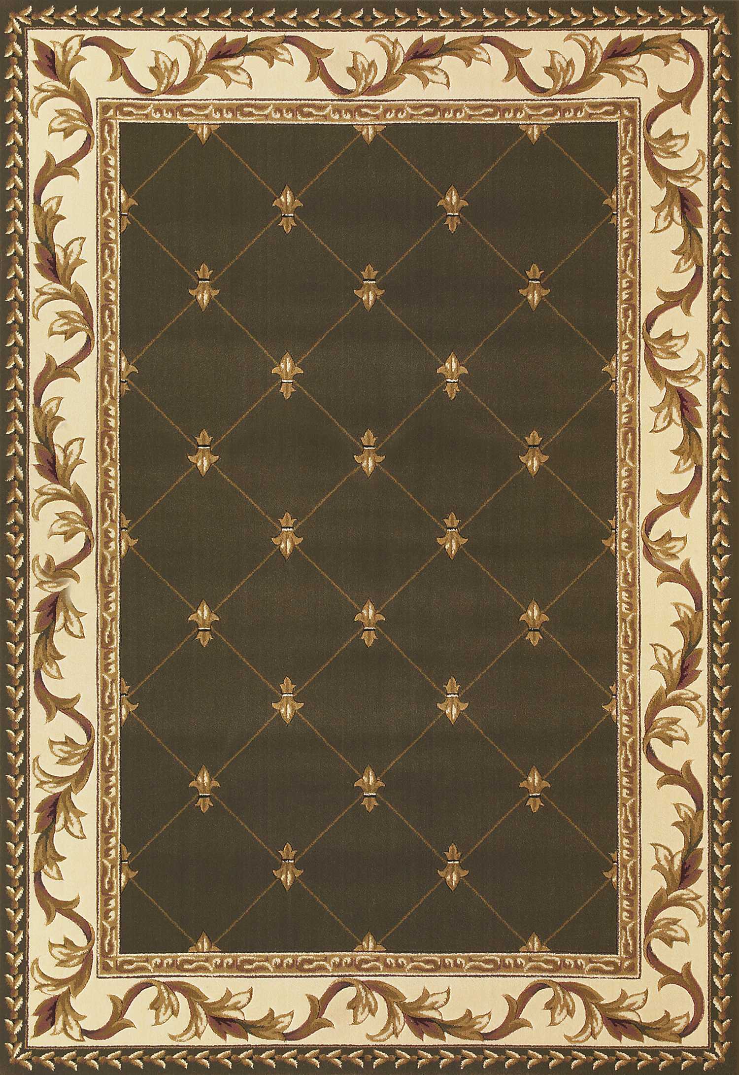 2' X 3' Polypropylene Green Accent Rug