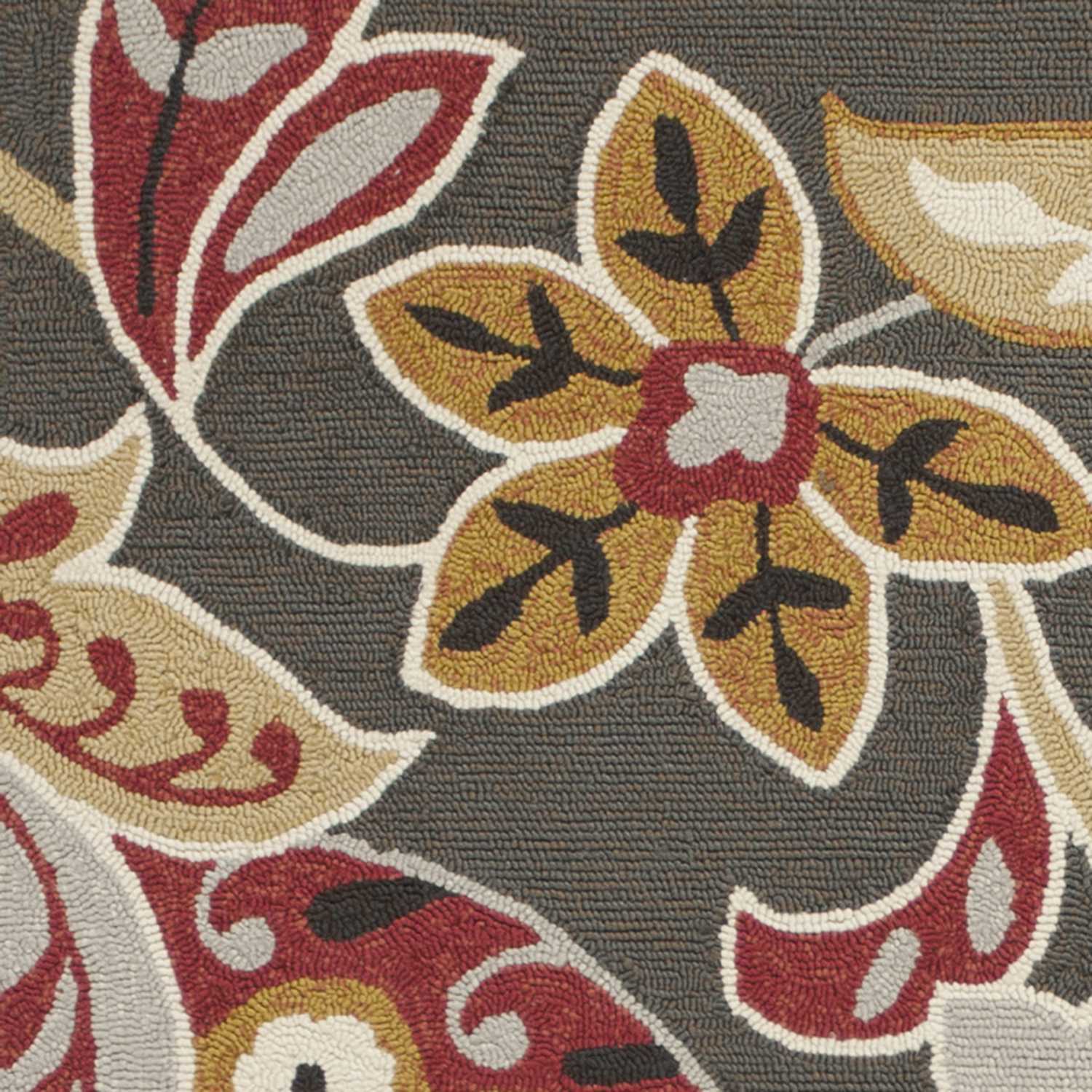 2' X 3' Uv Treated Polypropylene Taupe Accent Rug