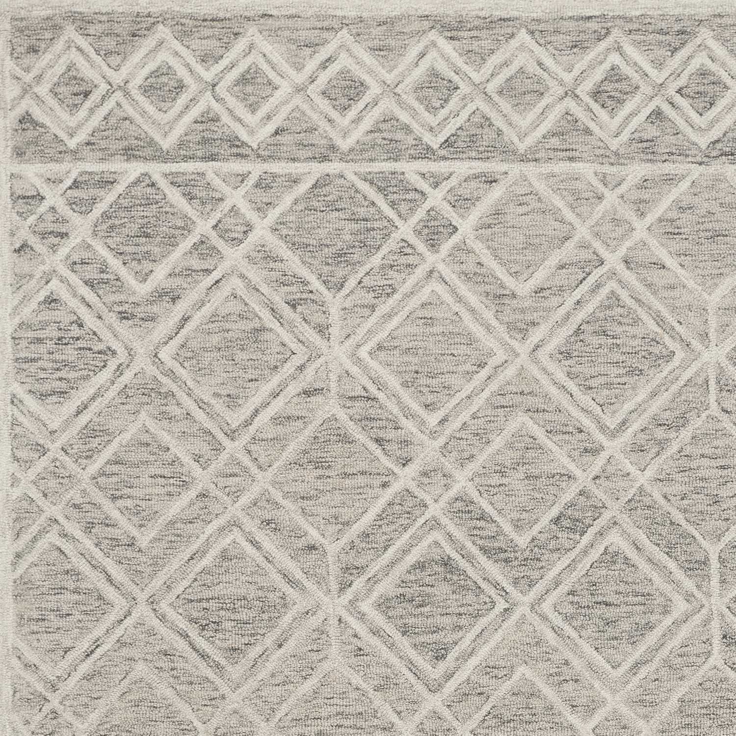 2' X 4' Wool Sand Area Rug