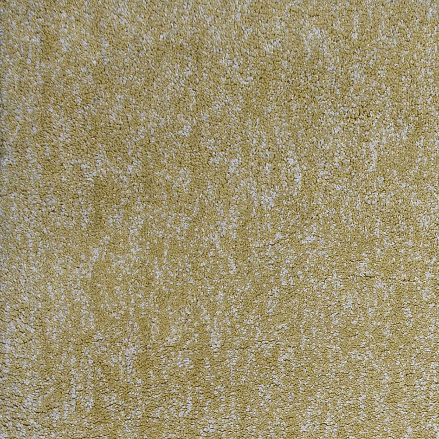 2' X 4' Polyester Yellow Heather Area Rug