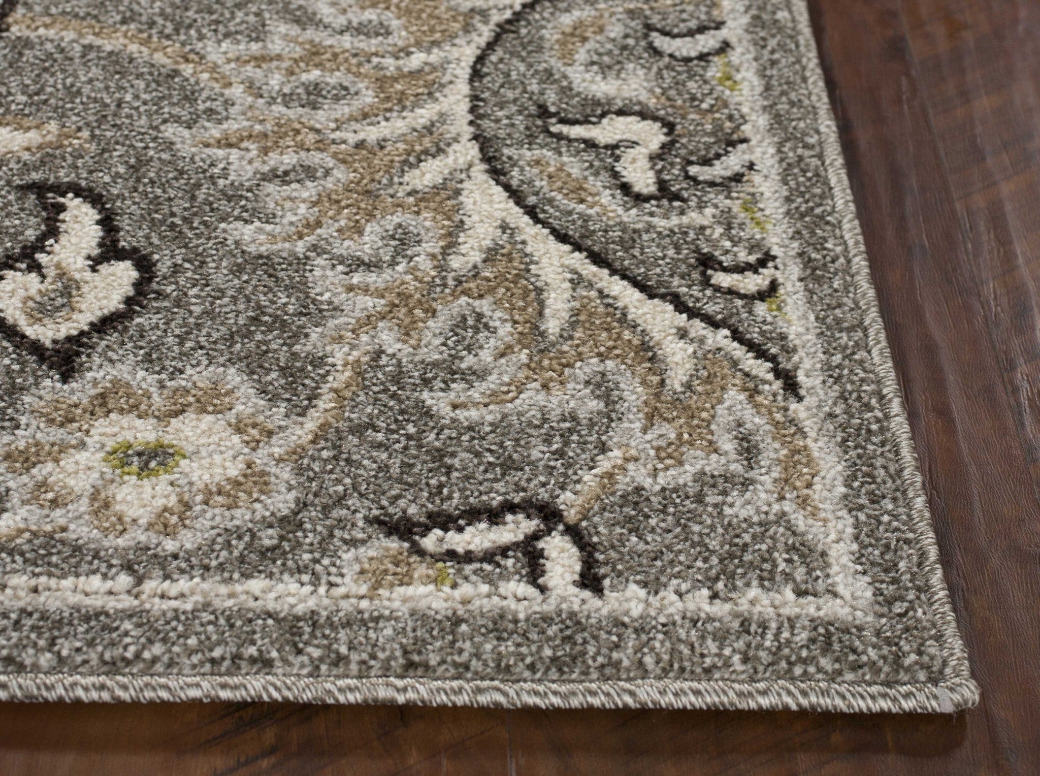 3' X 5' Grey Uv Treated Polypropylene Area Rug