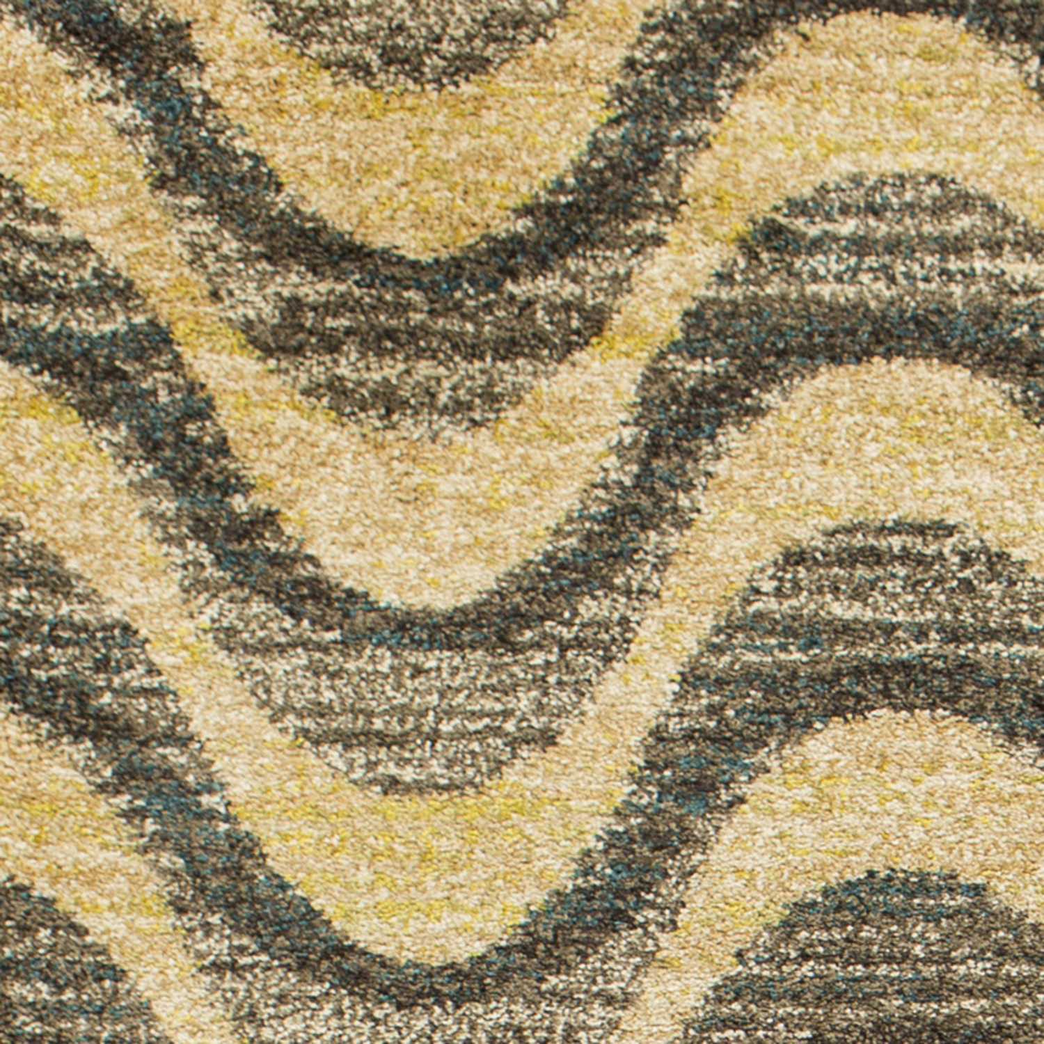 2'7 X 4'11 Polypropylene Greysand Area Rug