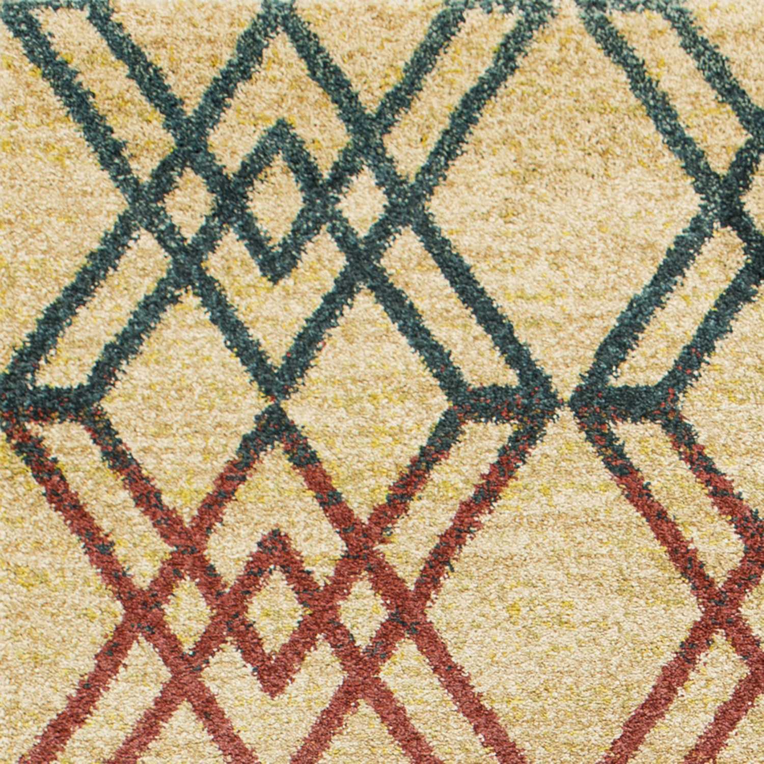 2'7 X 4'11 Polypropylene Brown Area Rug