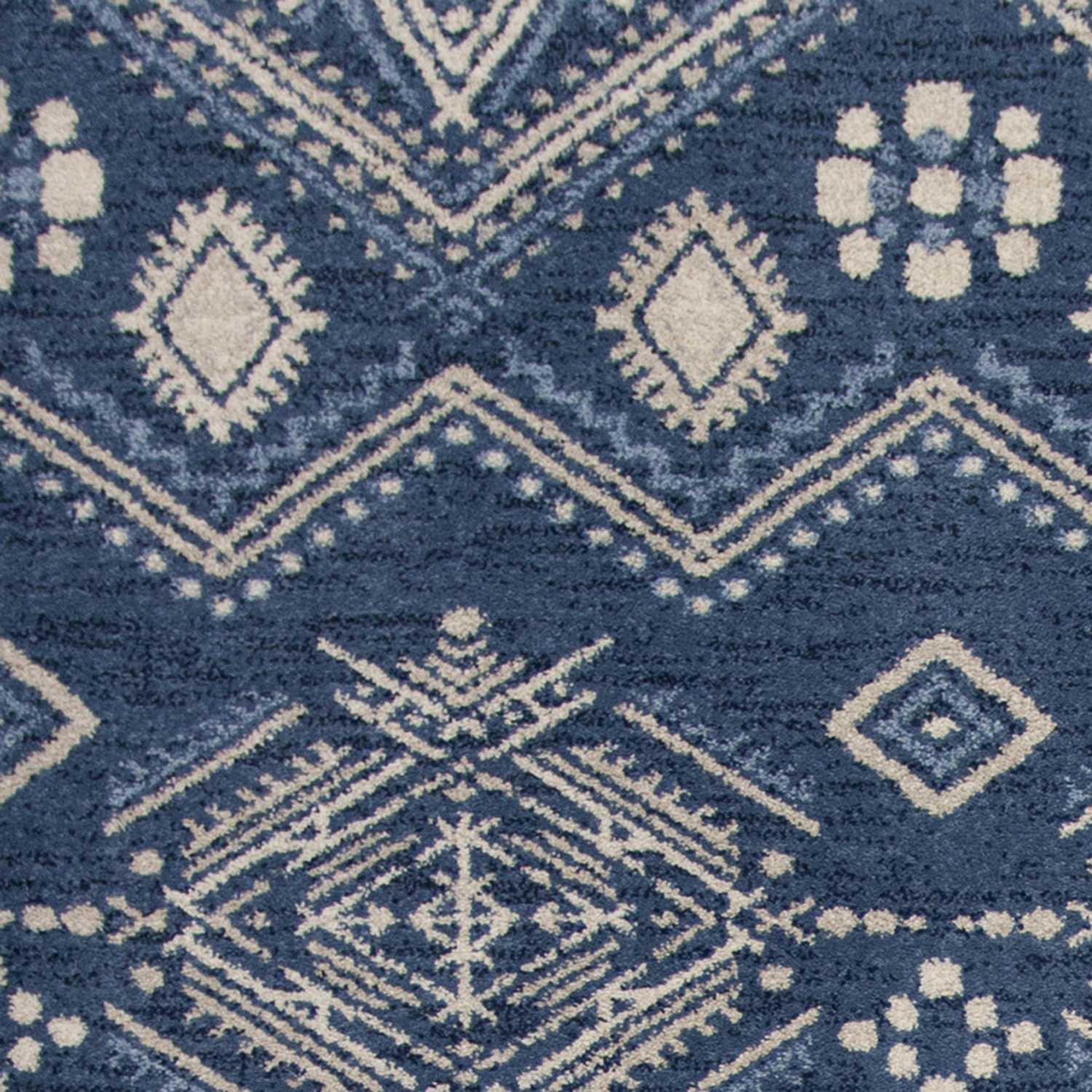 2' X 4' Polypropylene Demin Area Rug