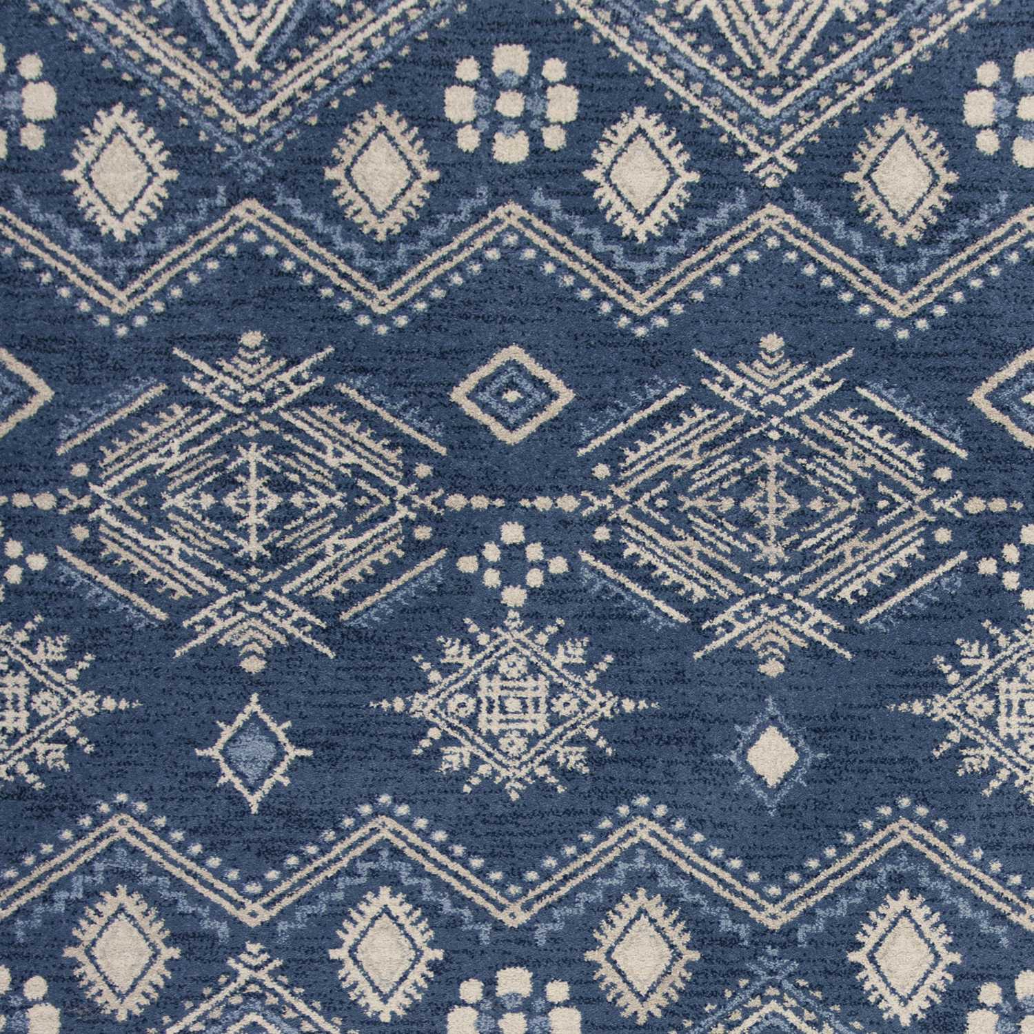 2' X 4' Polypropylene Demin Area Rug