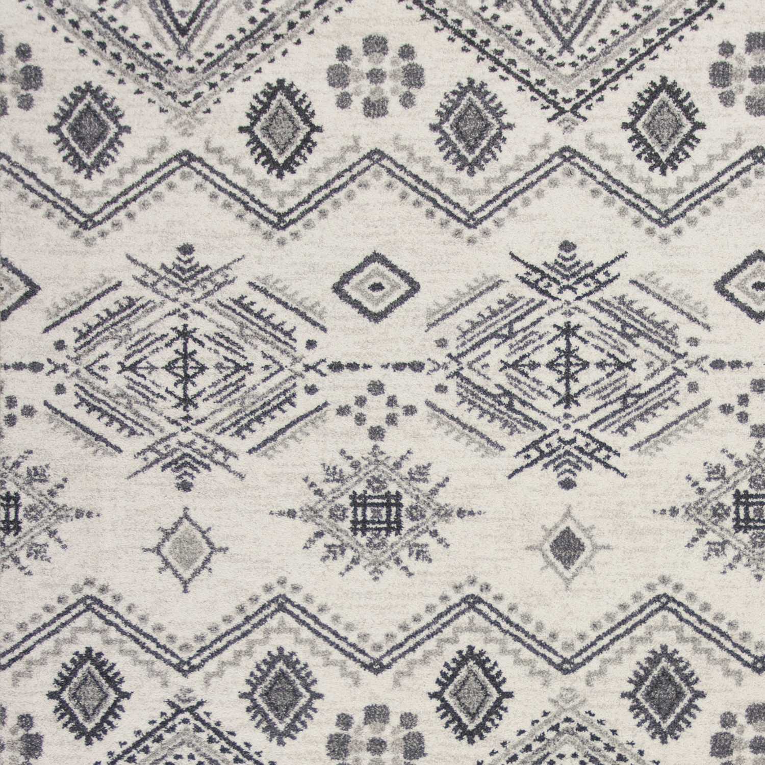 2' X 4' Polypropylene Ivory Or Grey Area Rug