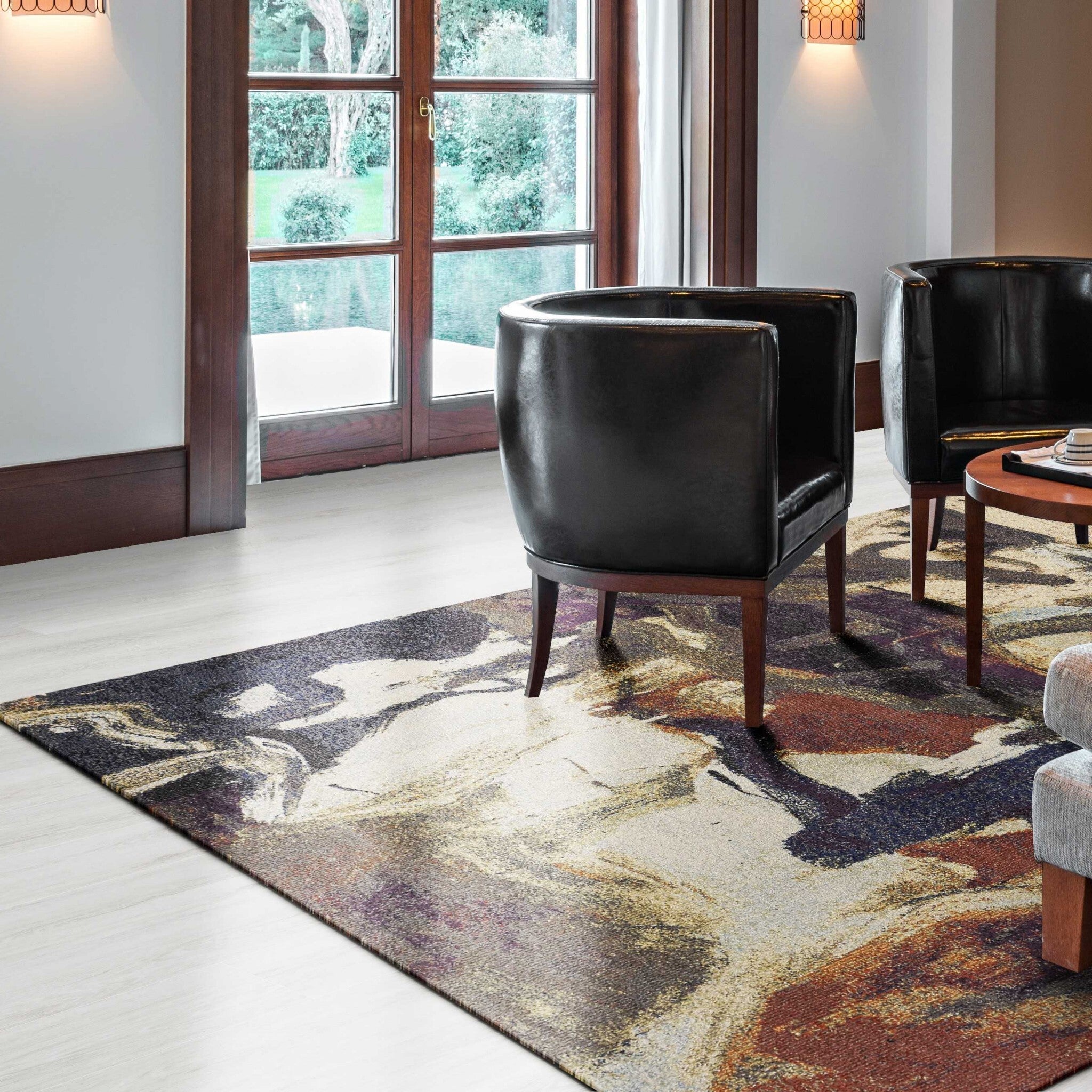 3' X 4' Polypropylene Multi Area Rug