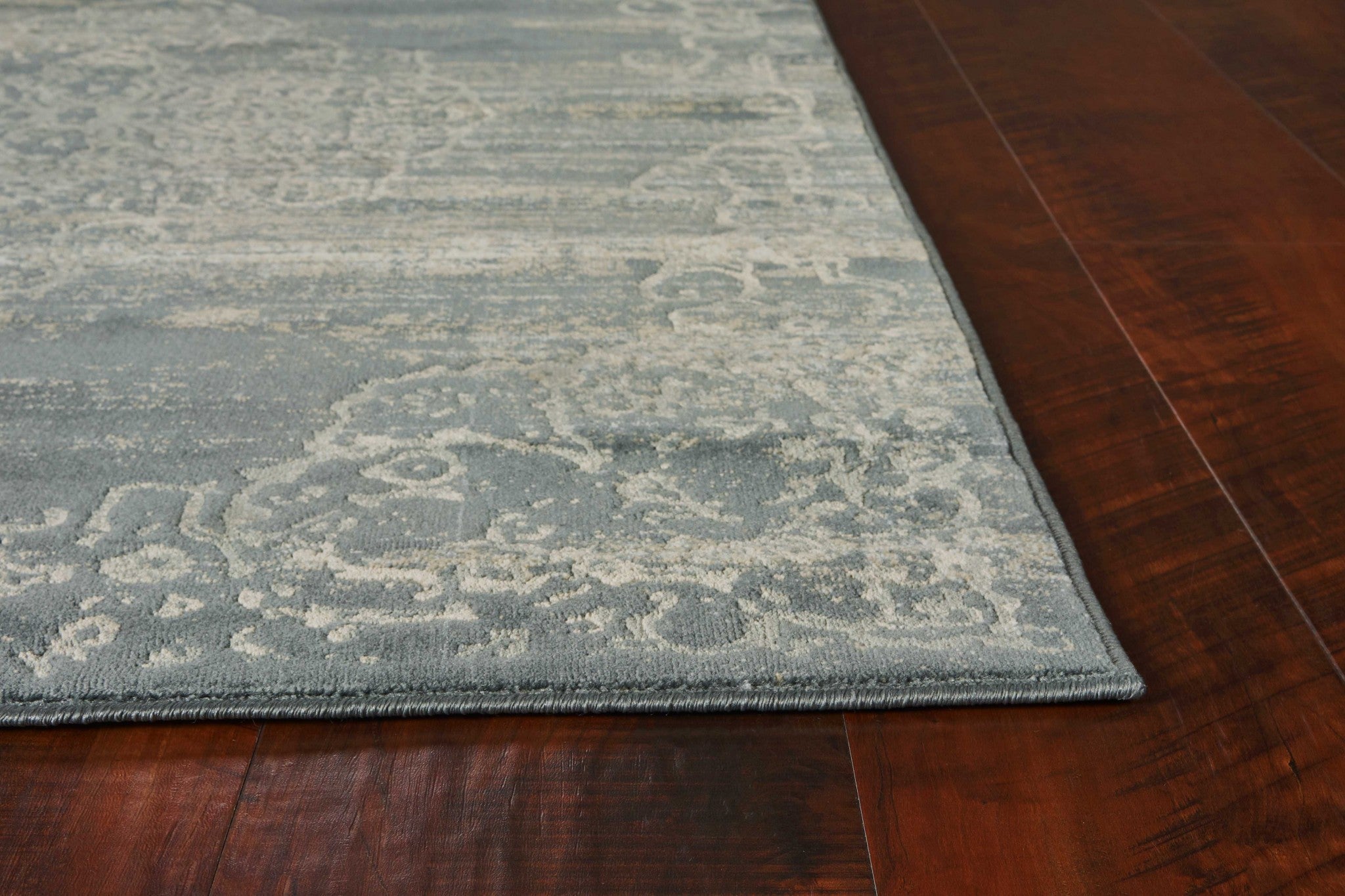 3' X 5' Slate Blue Medallion Area Rug