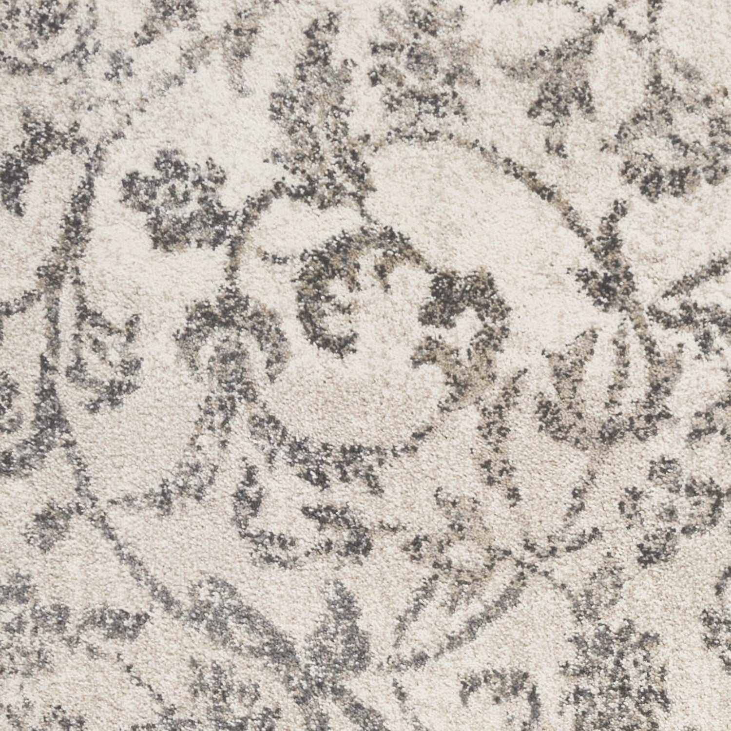 3' X 5' Ivory Floral Vines Area Rug