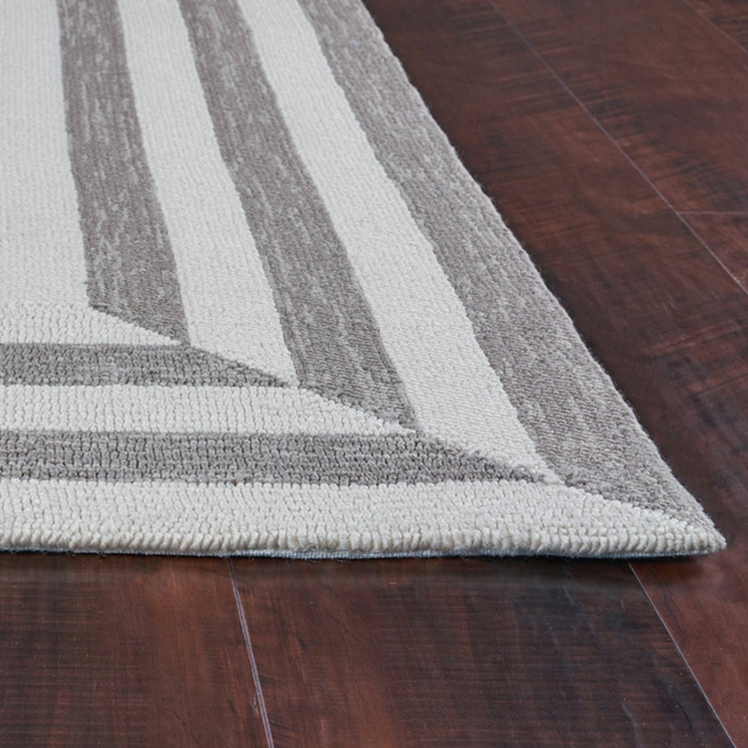 7' Square Uv Treated Polypropylene Oatmeal Area Rug