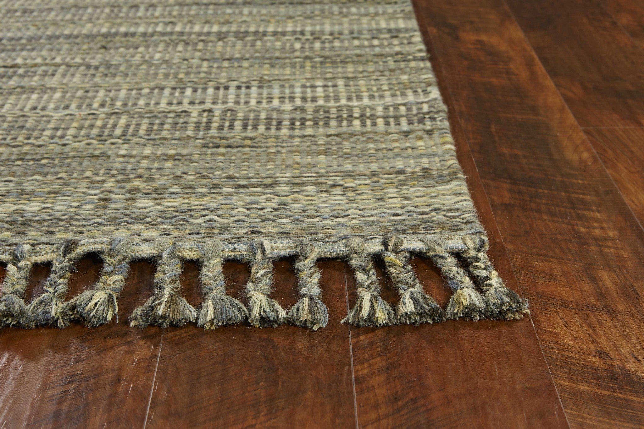 5 X 8 Wool Slate Area Rug
