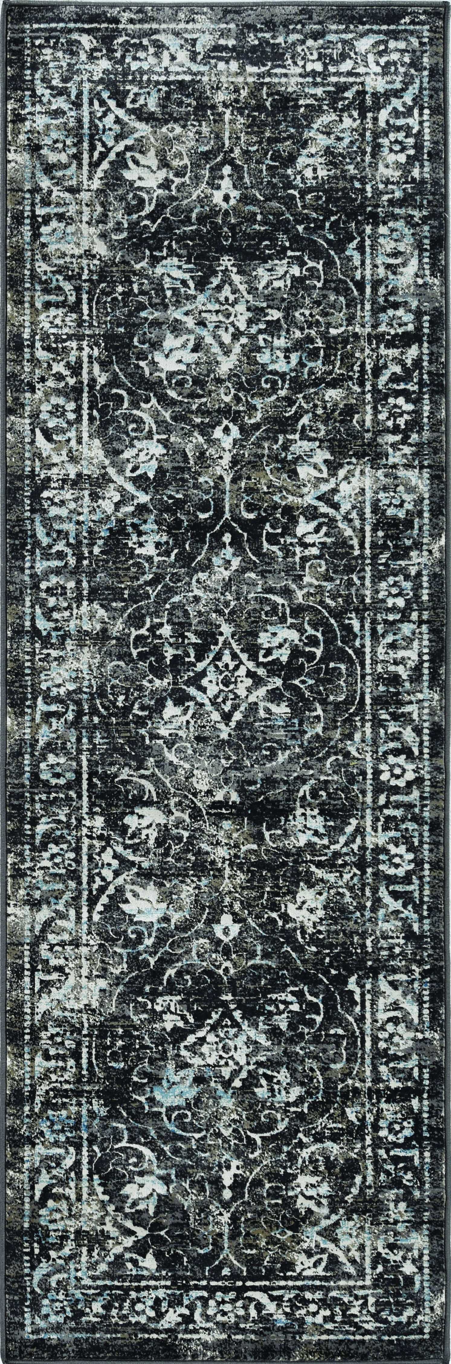 94 X 134 Midnight Polypropylene Or Viscose Rug