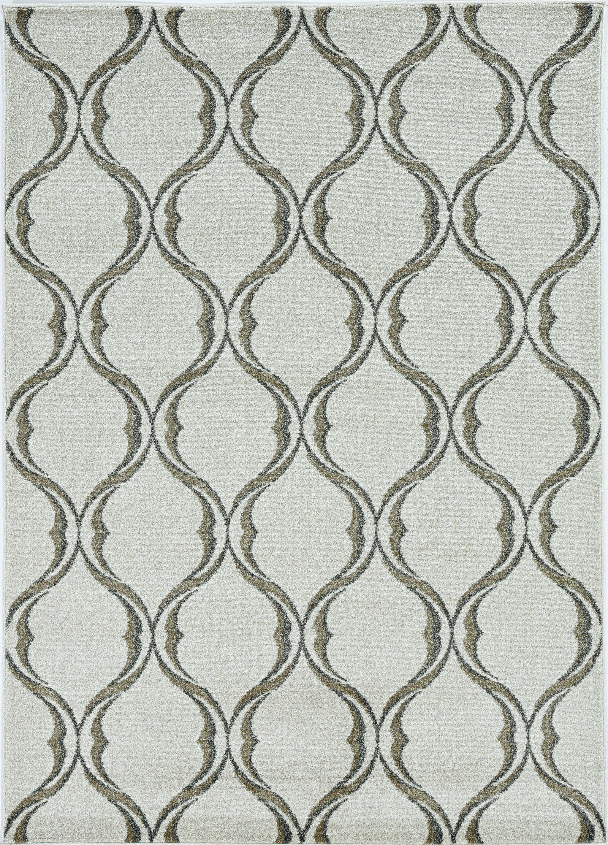 3' X 5' Sand Polypropylene Rug