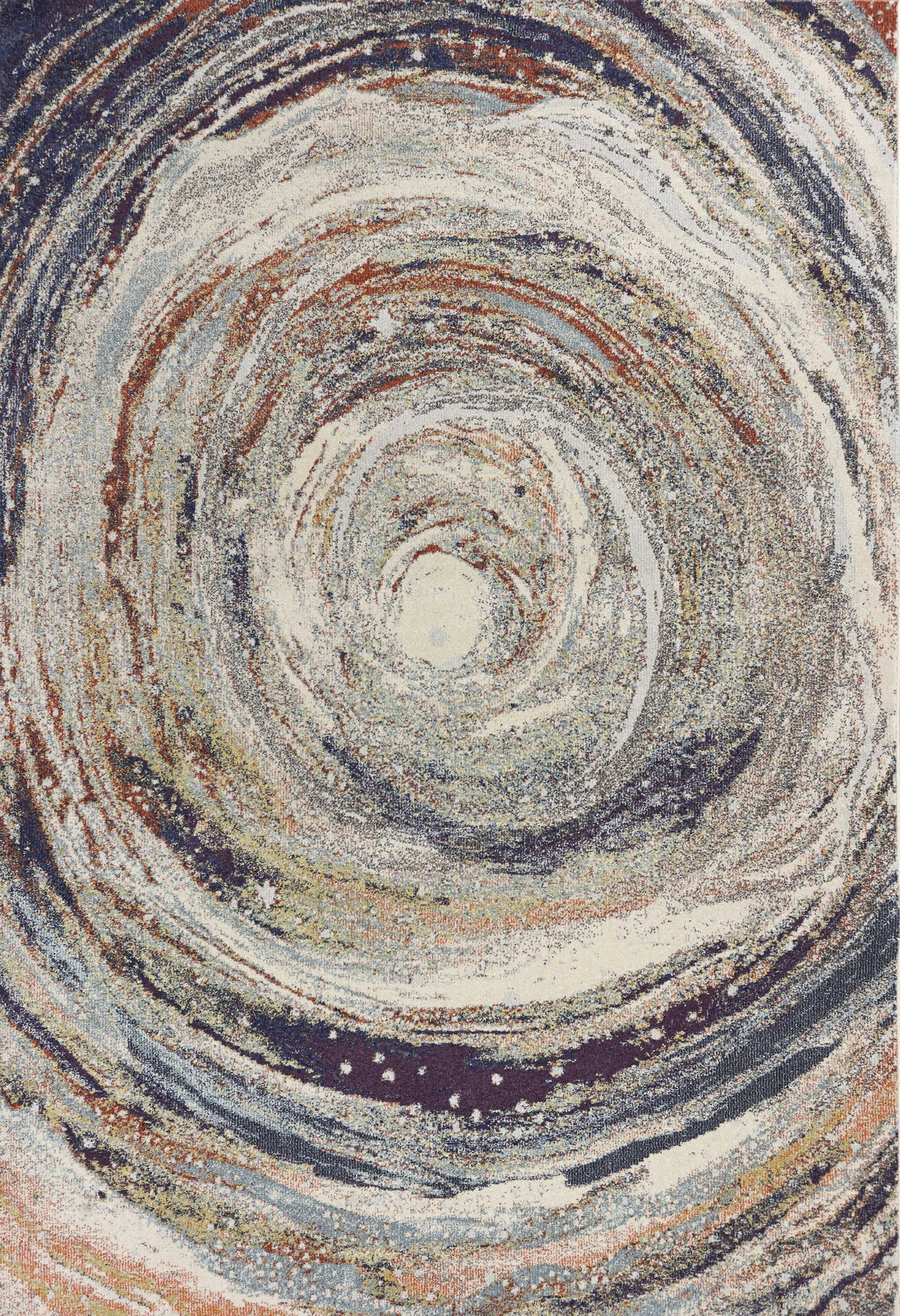 63 X 91 Ivory Polypropylene Rug