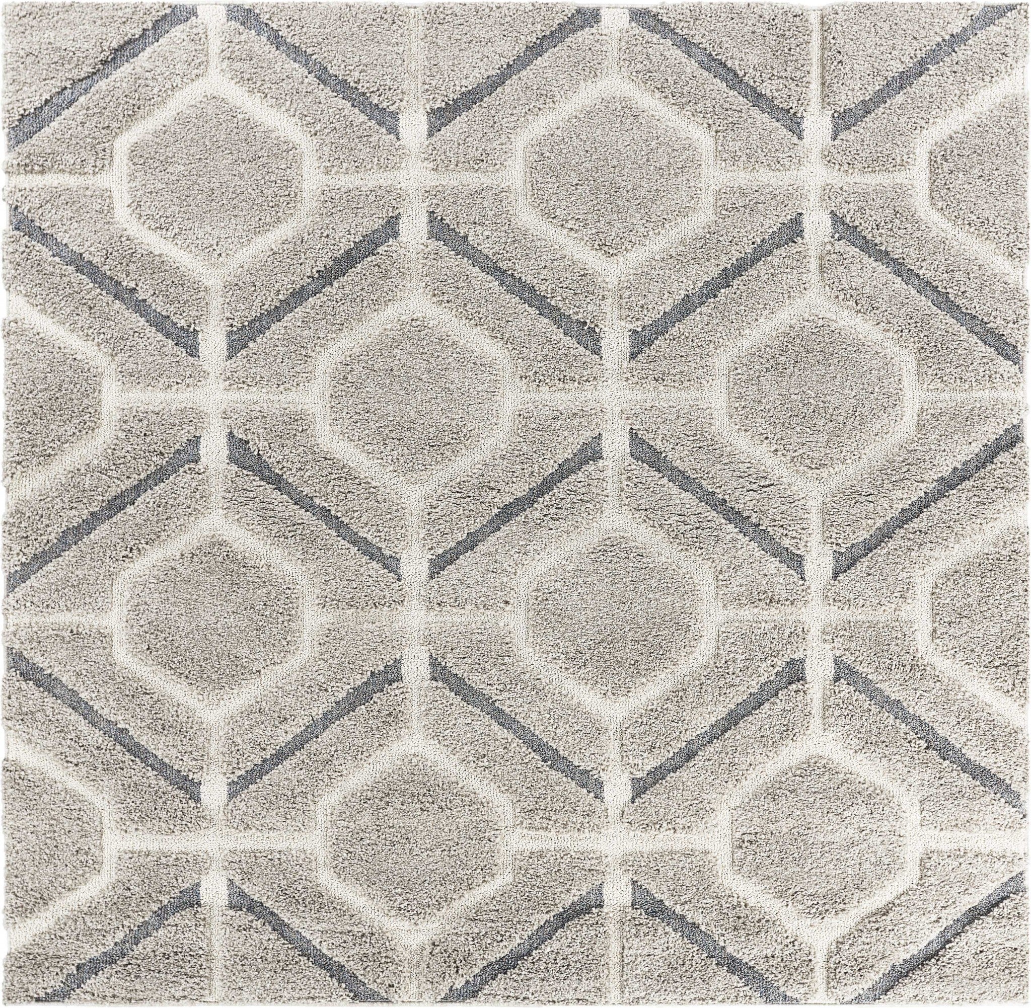 39 X 63 Grey Polypropylene Rug