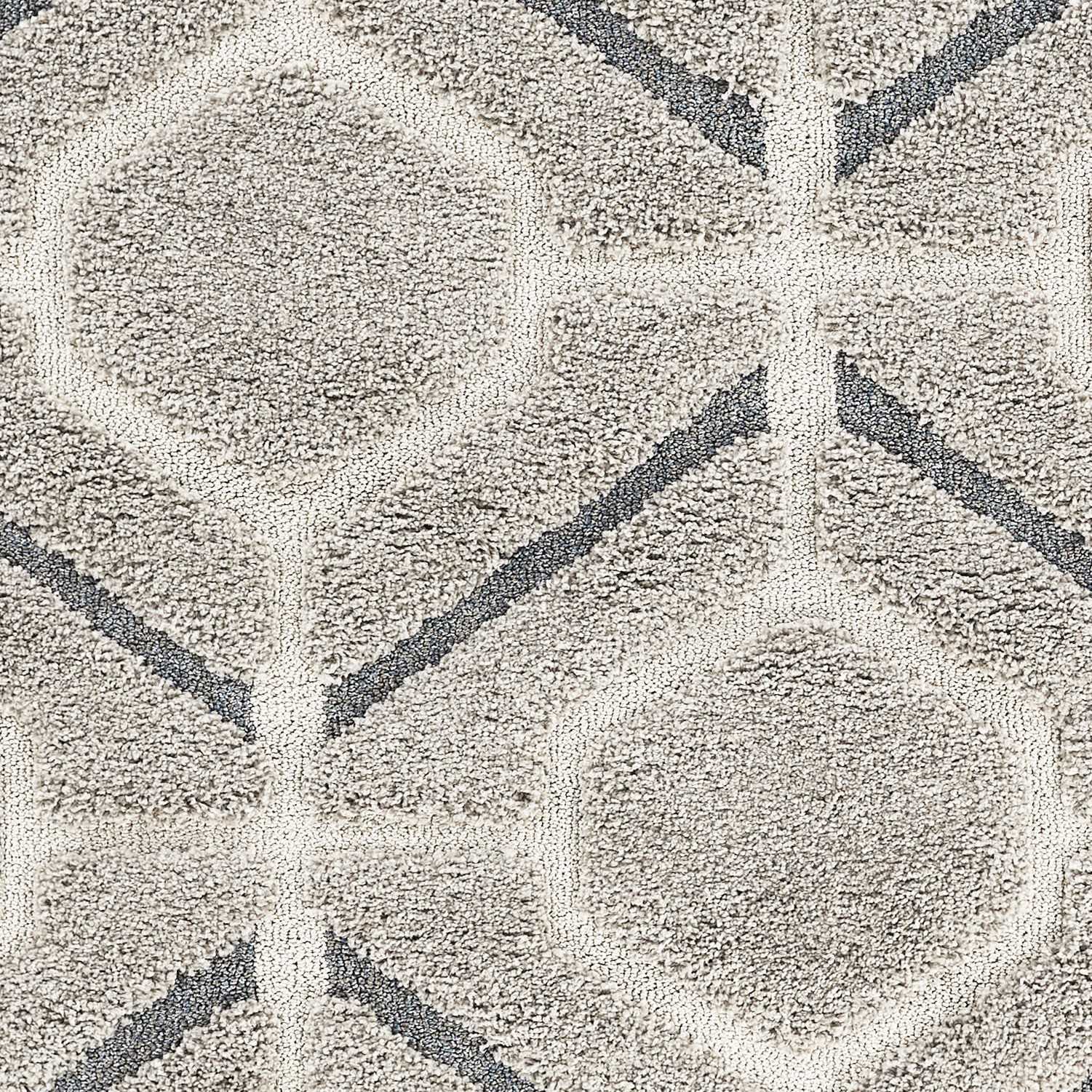 78 X 78 Grey Polypropylene Rug