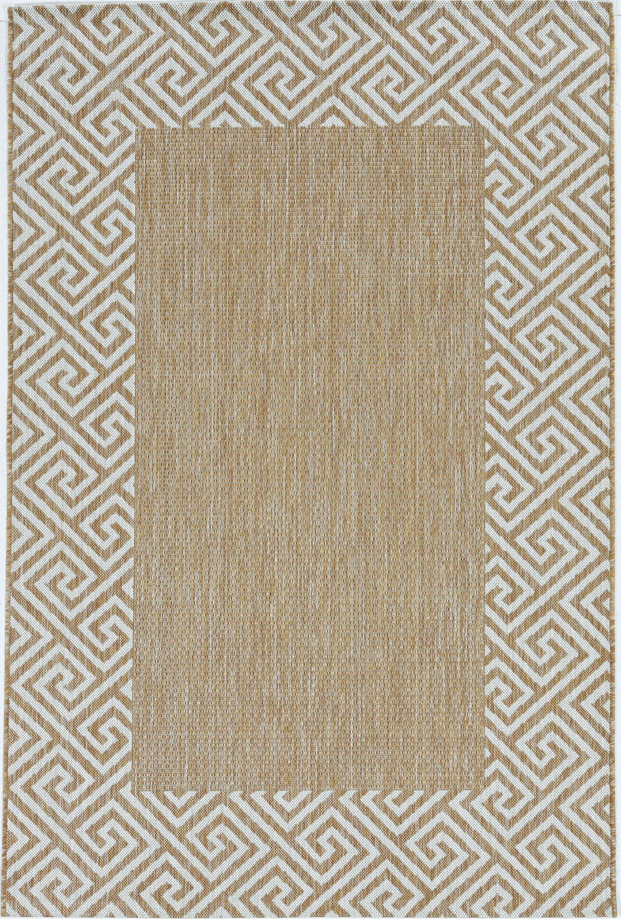3' X 5' Natural Polypropylene Area Rug