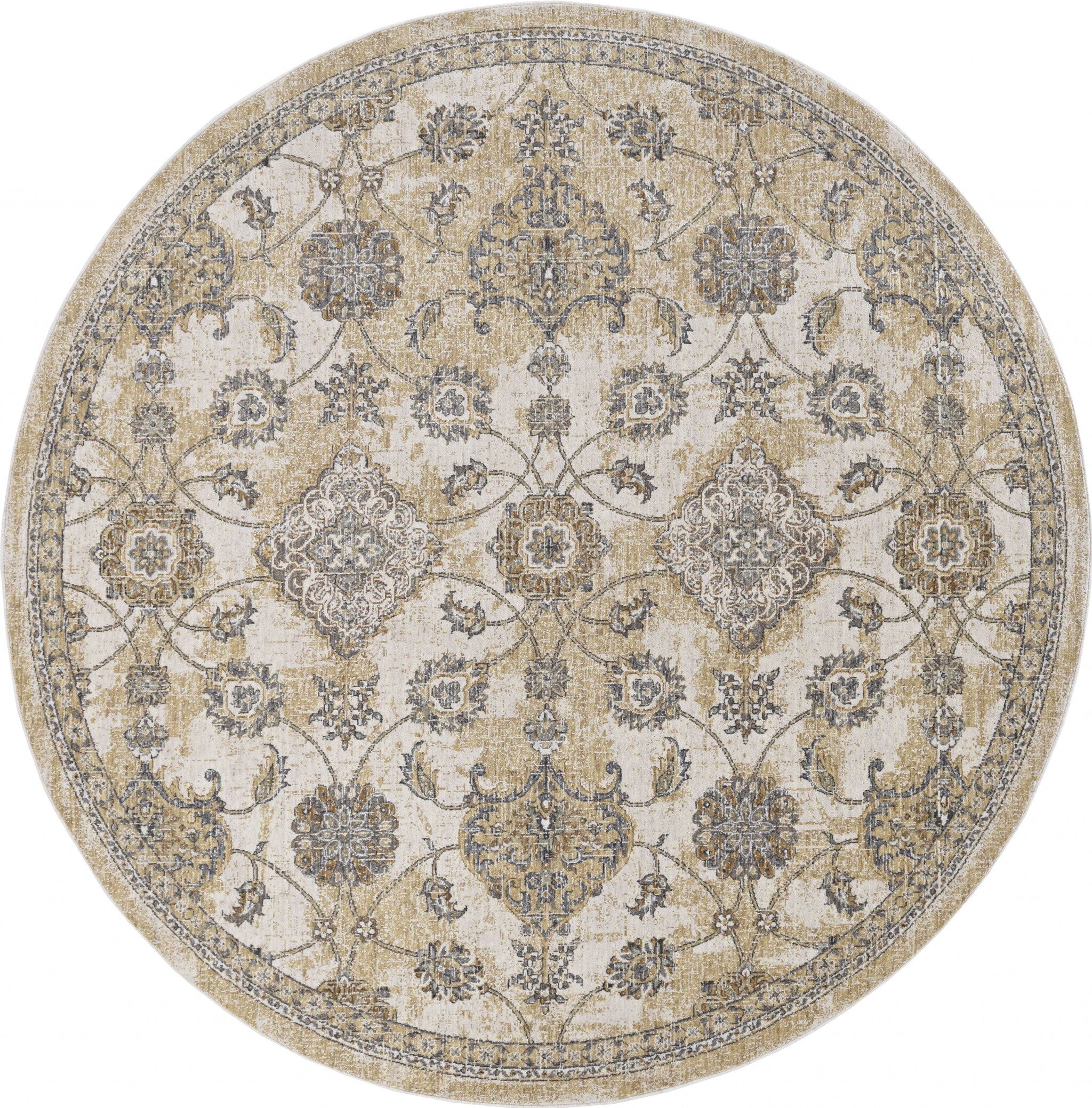 108 X 156 Ivory Sand Wool Rug