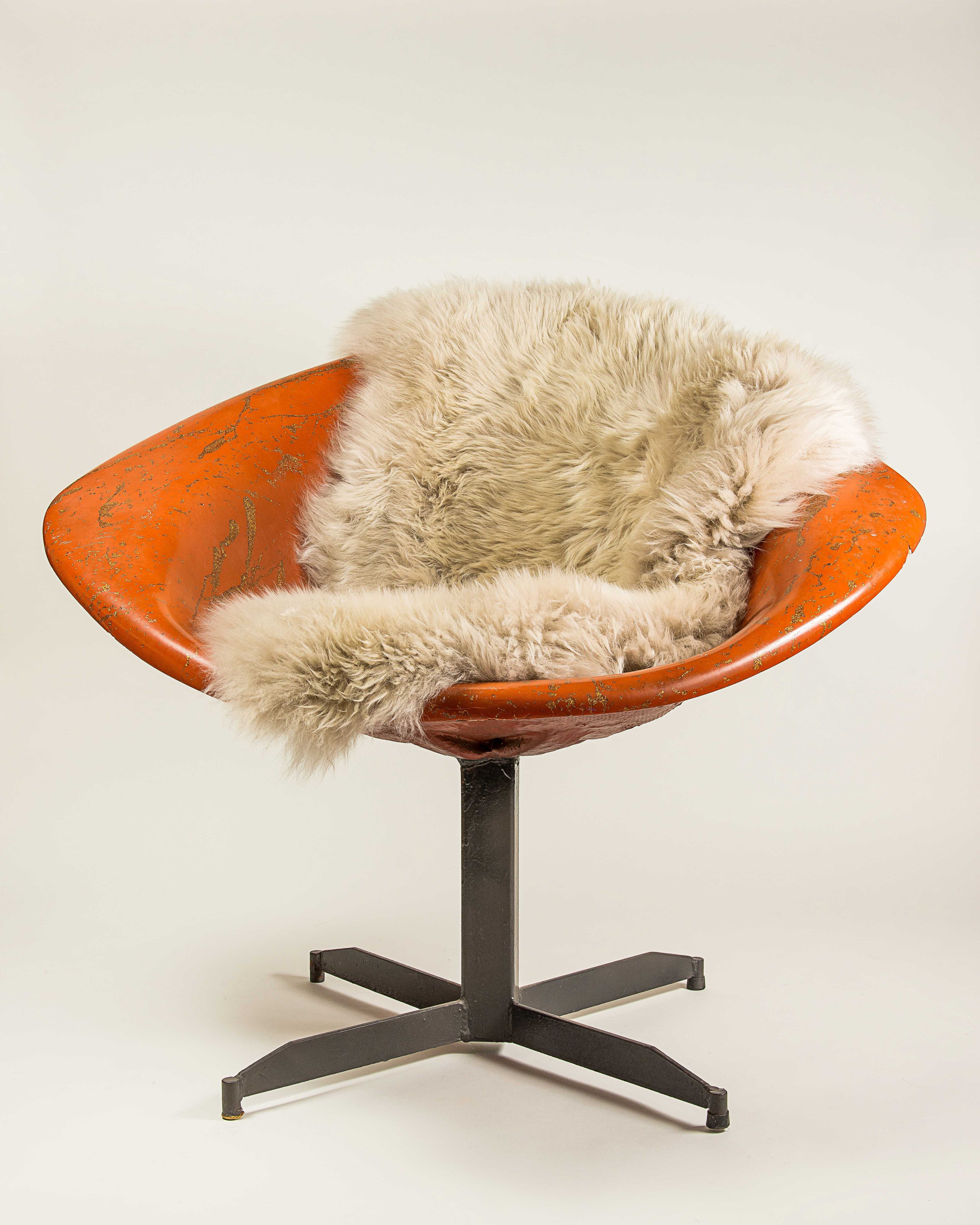 2' X 3' Latte New Zealand Natural Sheepskin Rug