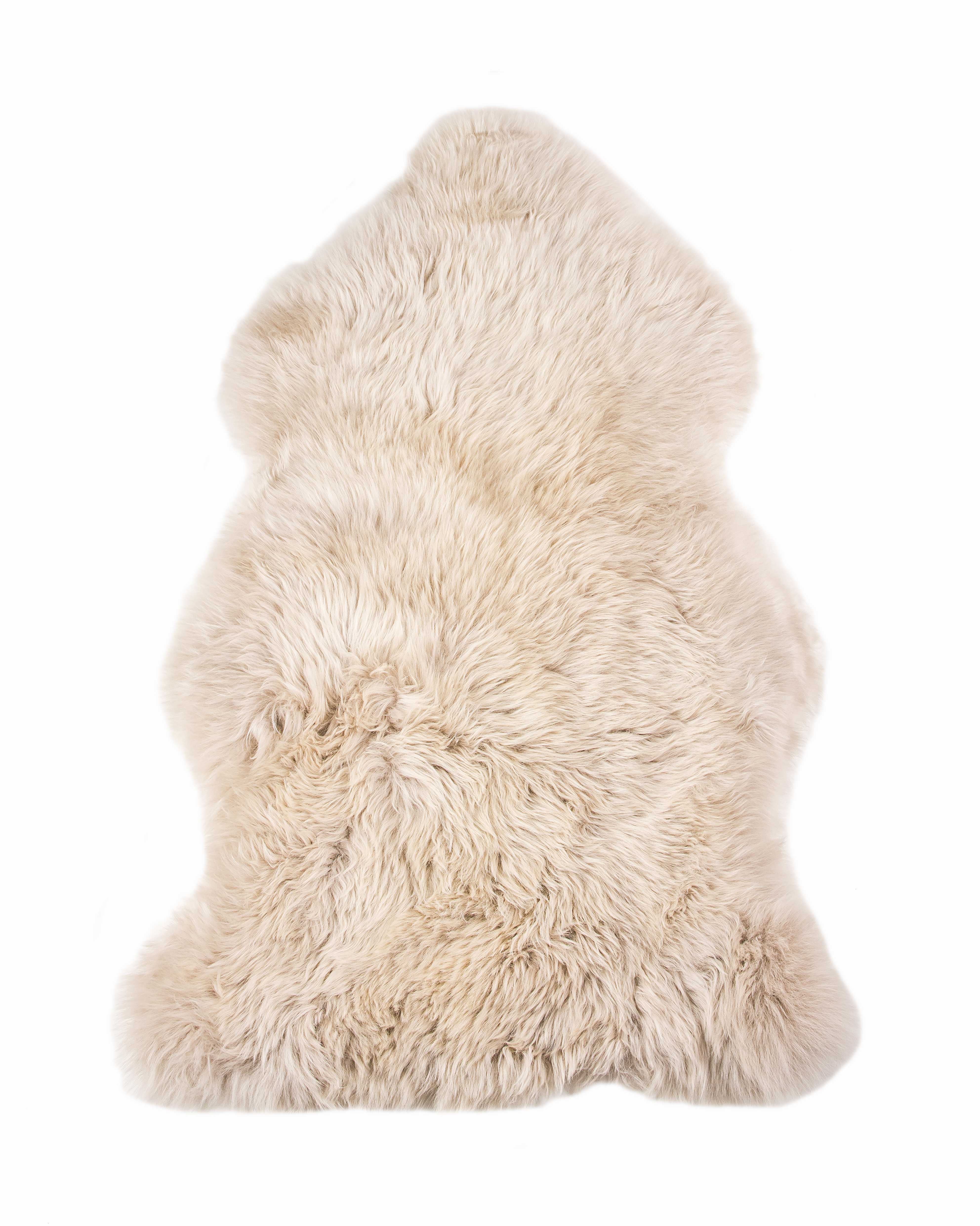 2' X 3' Latte New Zealand Natural Sheepskin Rug