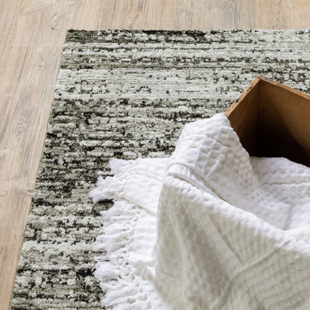 3'X5' Ash And Slate Abstract Area Rug