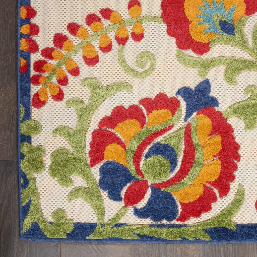 2' X 6' Mediterra Indoor Outdoor Runner Rug