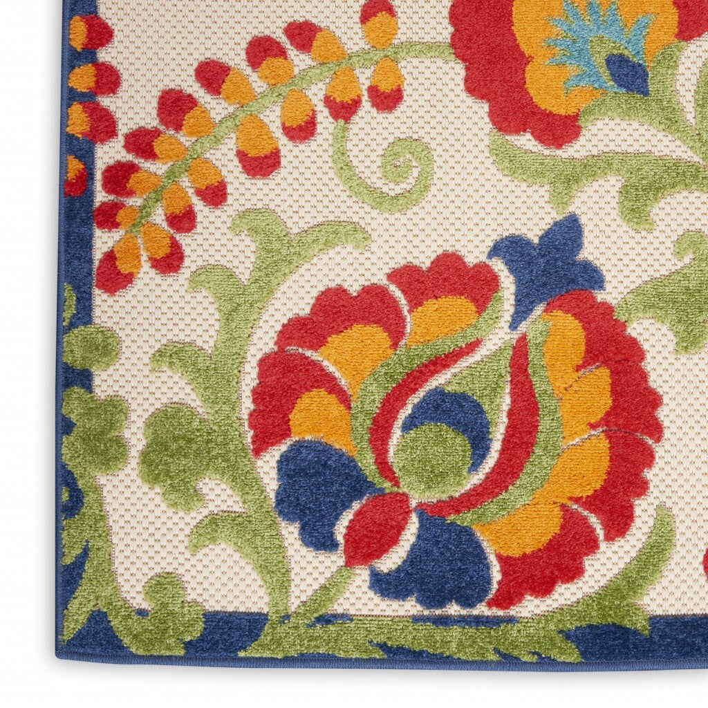 2' X 6' Mediterra Indoor Outdoor Runner Rug