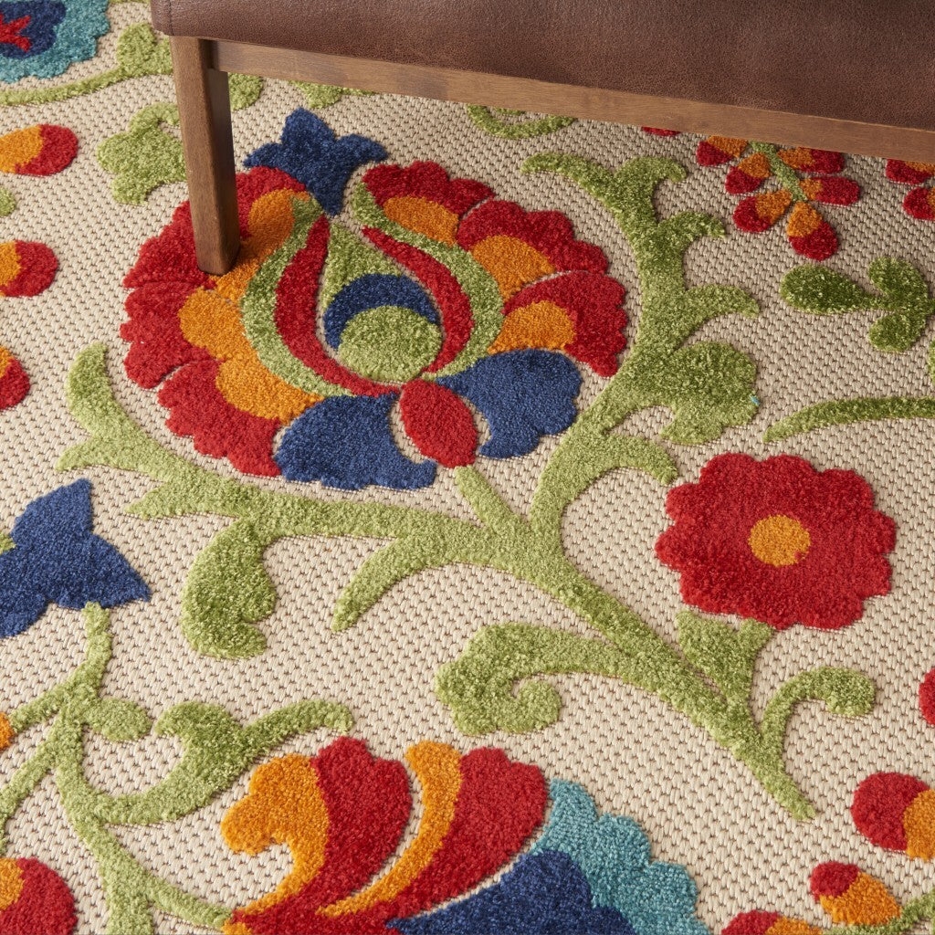 8' X 11' Mediterra Indoor Outdoor Area Rug