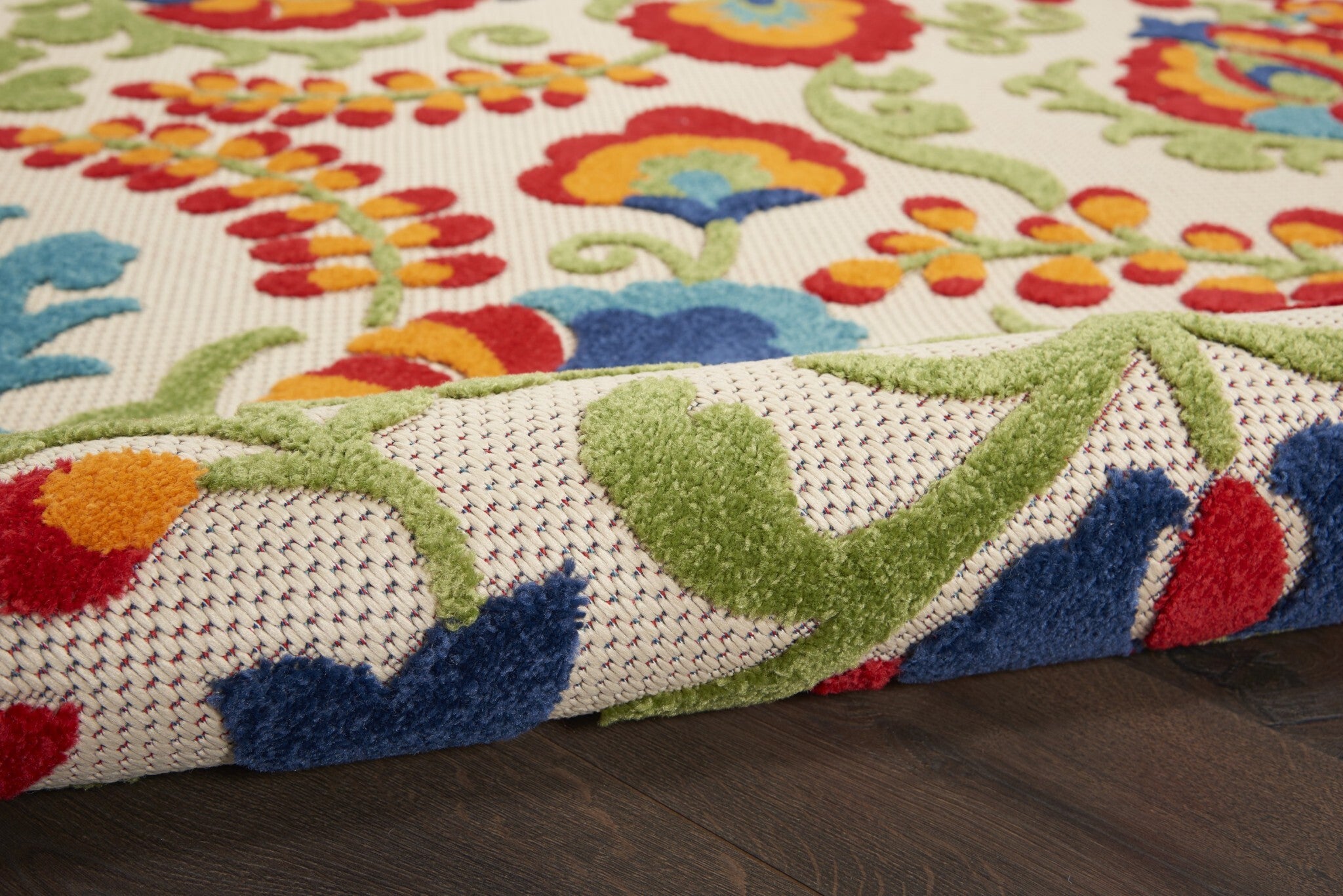 8' Round Mediterra Indoor Outdoor Area Rug