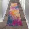 2' X 6' Abstract Brights Sunburst Runner Rug