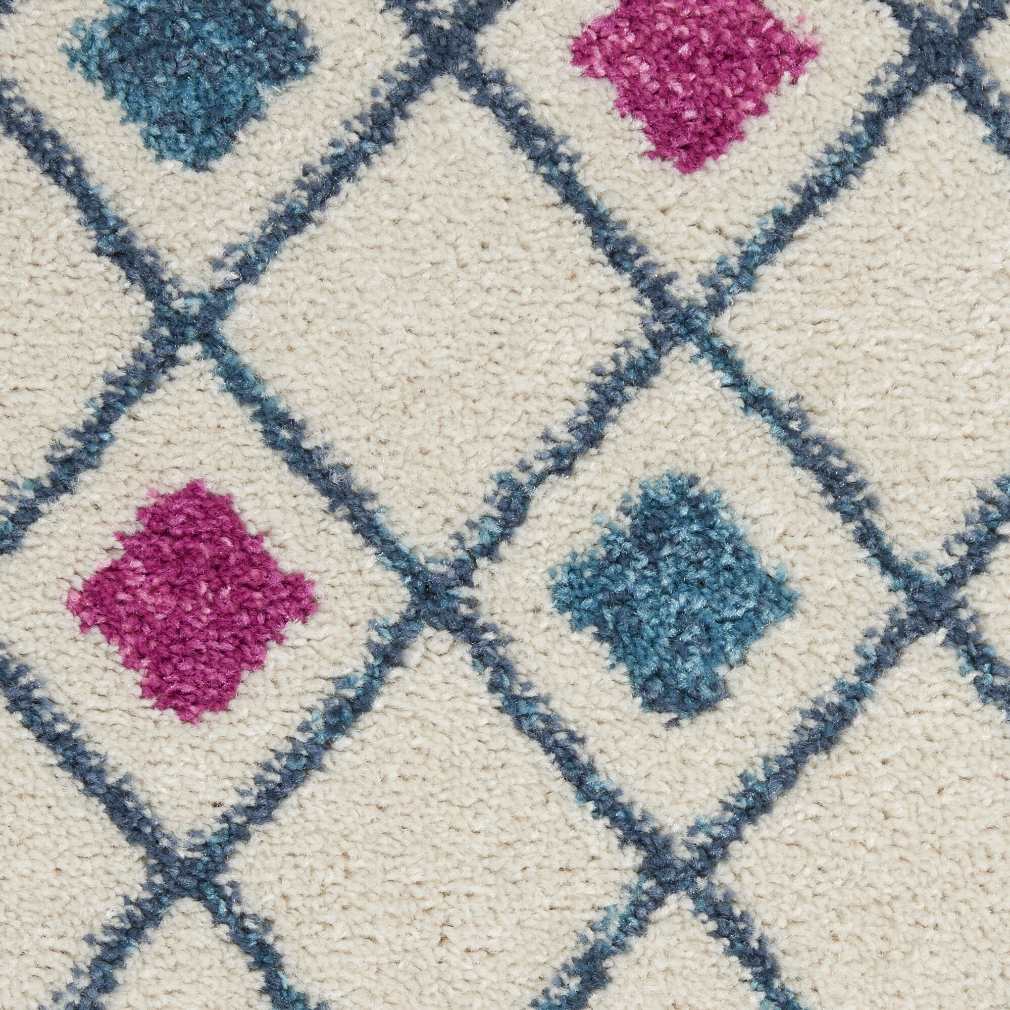 4' X 6' Ivory Jewels Geometric Area Rug