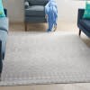 5' X 7' Gray And Ivory Berber Pattern Area Rug