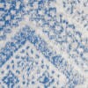 5'X7' Ivory And Blue Lattice Area Rug